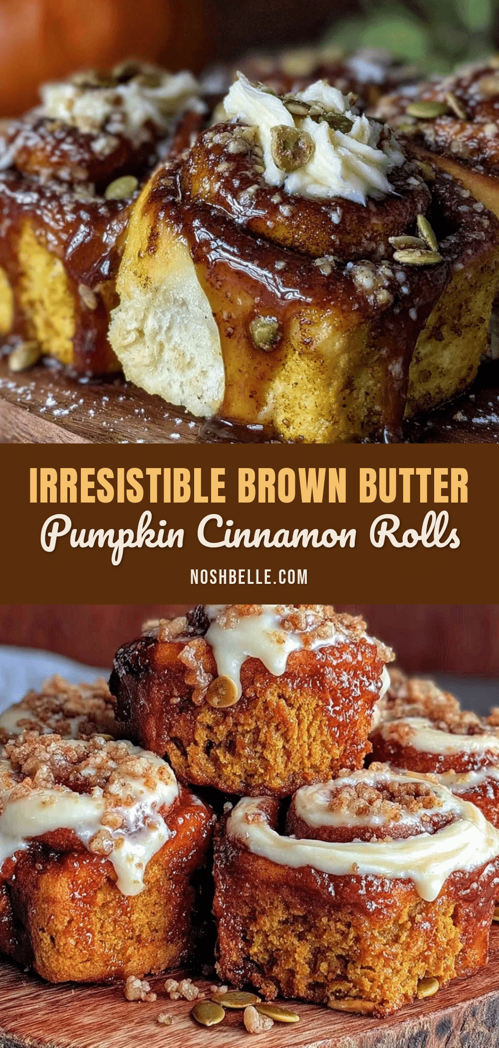 brown butter pumpkin cinnamon rolls recipe