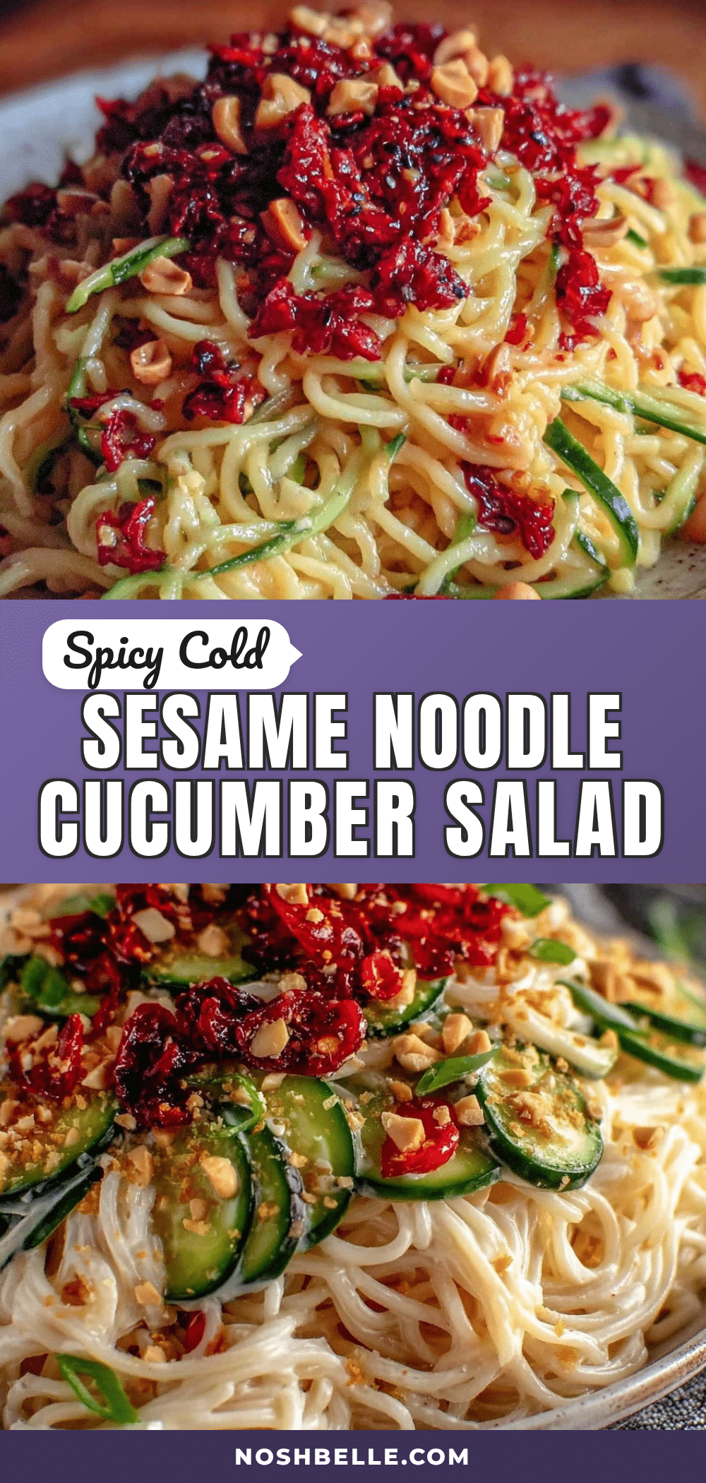 cold sesame noodle cucumber salad recipe