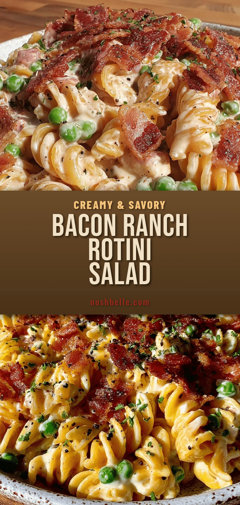 creamy bacon ranch pasta salad recipe