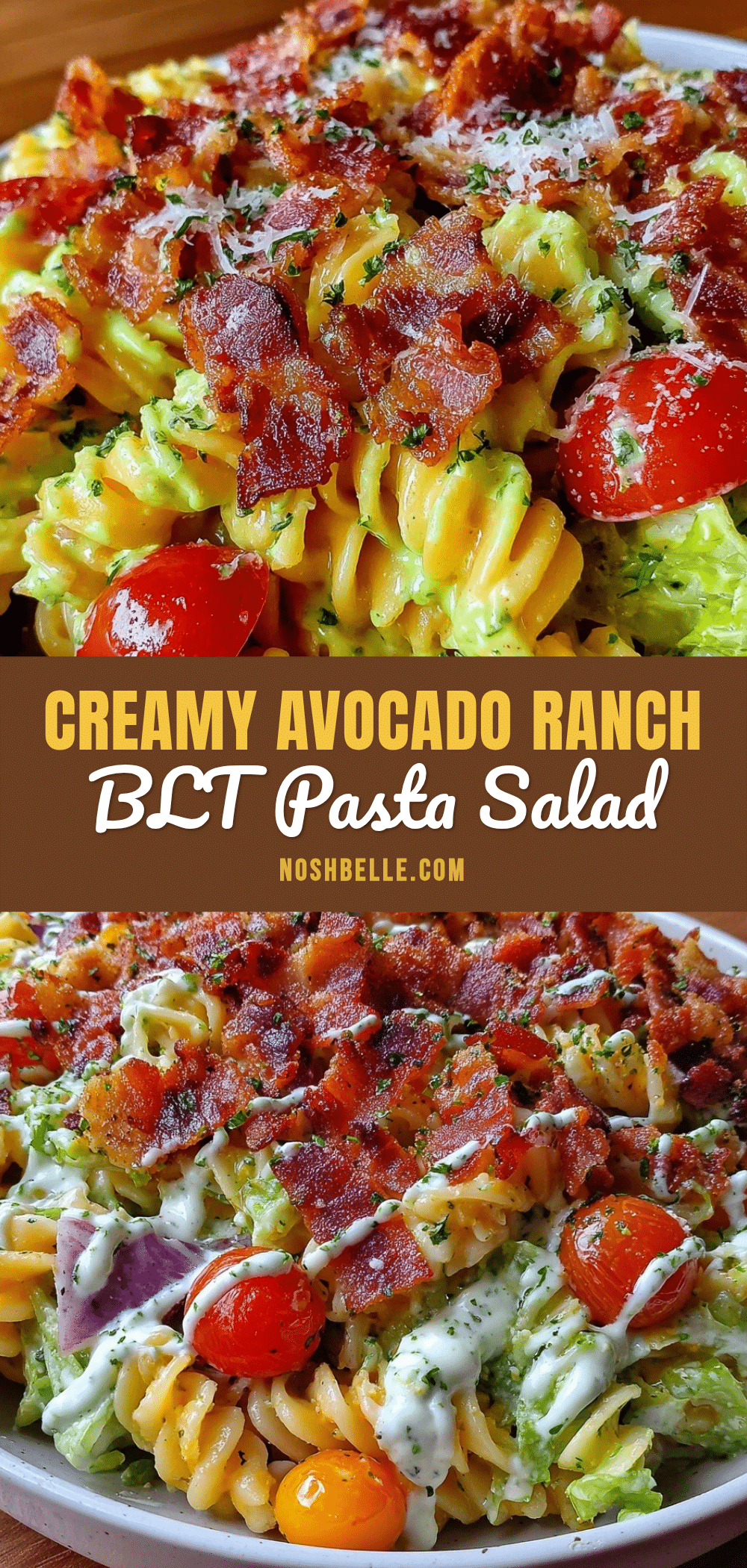 creamy BLT pasta salad recipe