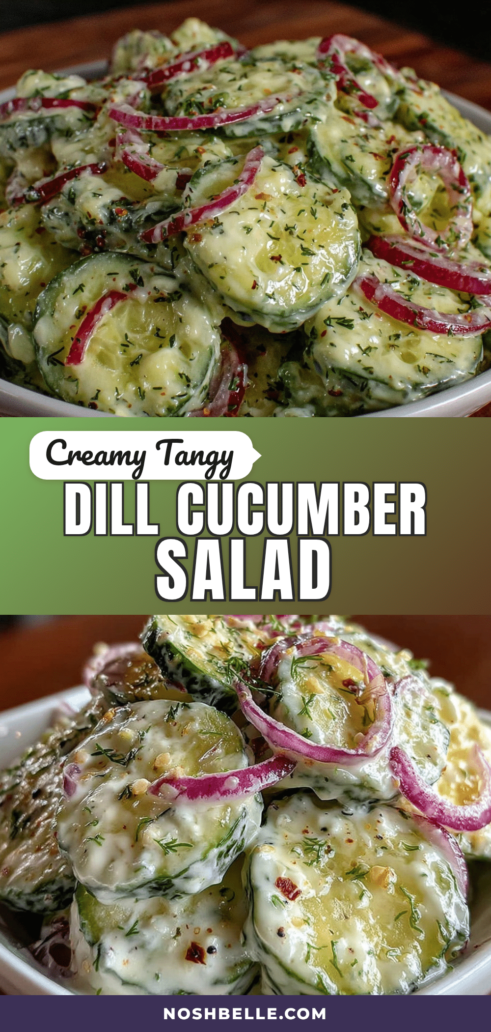 creamy dill cucumber salad recipe