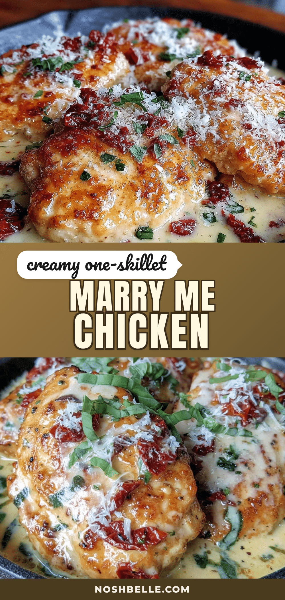 creamy one-skillet marry me chicken recipe