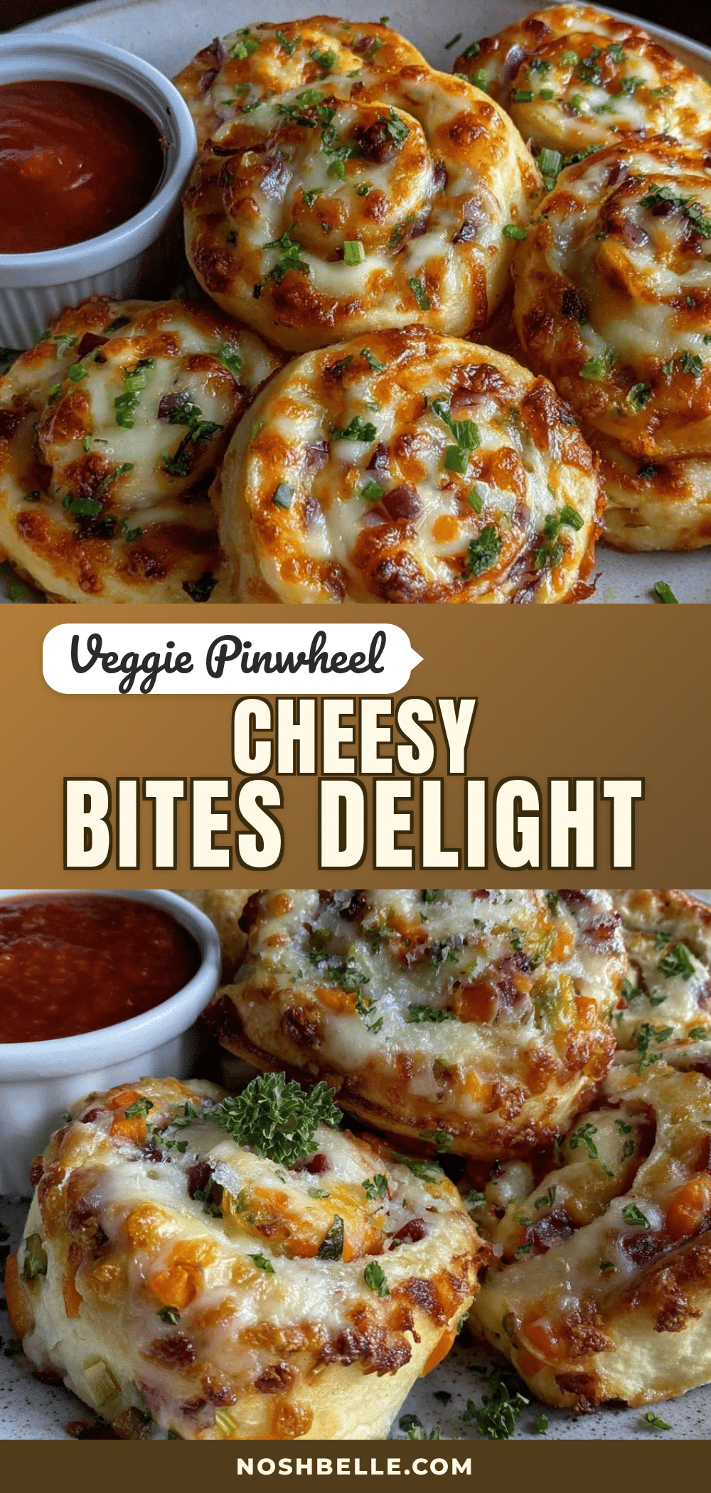 crispy cheesy veggie pinwheel bites recipe