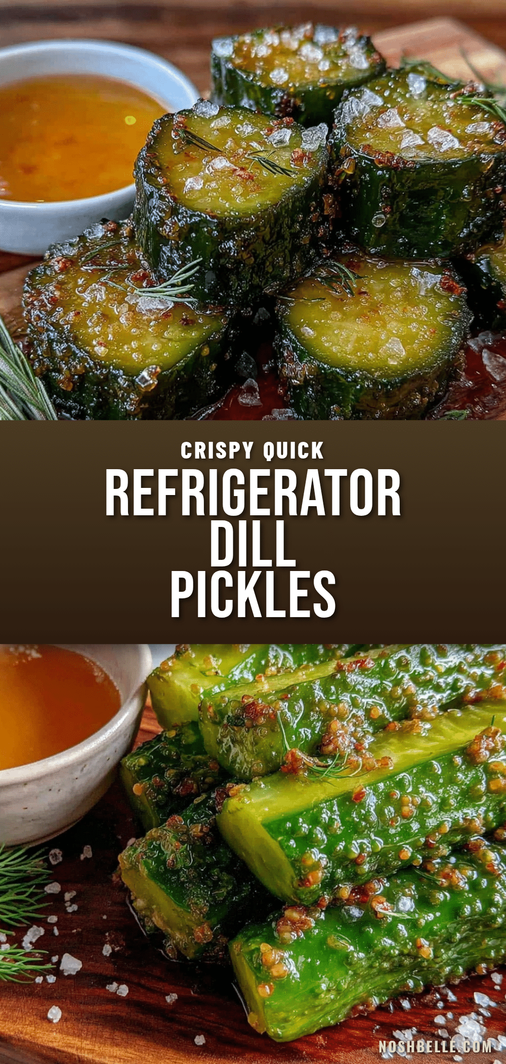 crispy quick refrigerator dill pickles recipe