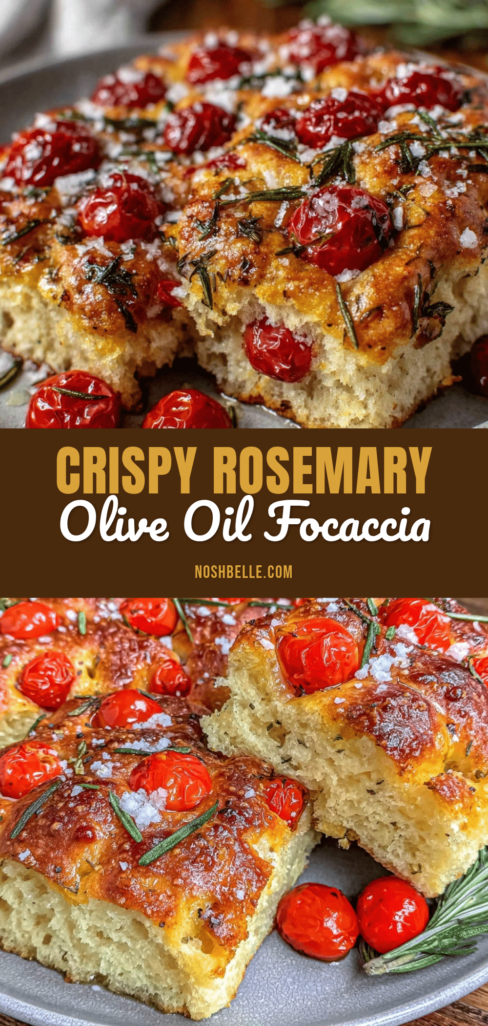 crispy rosemary olive oil sourdough focaccia recipe