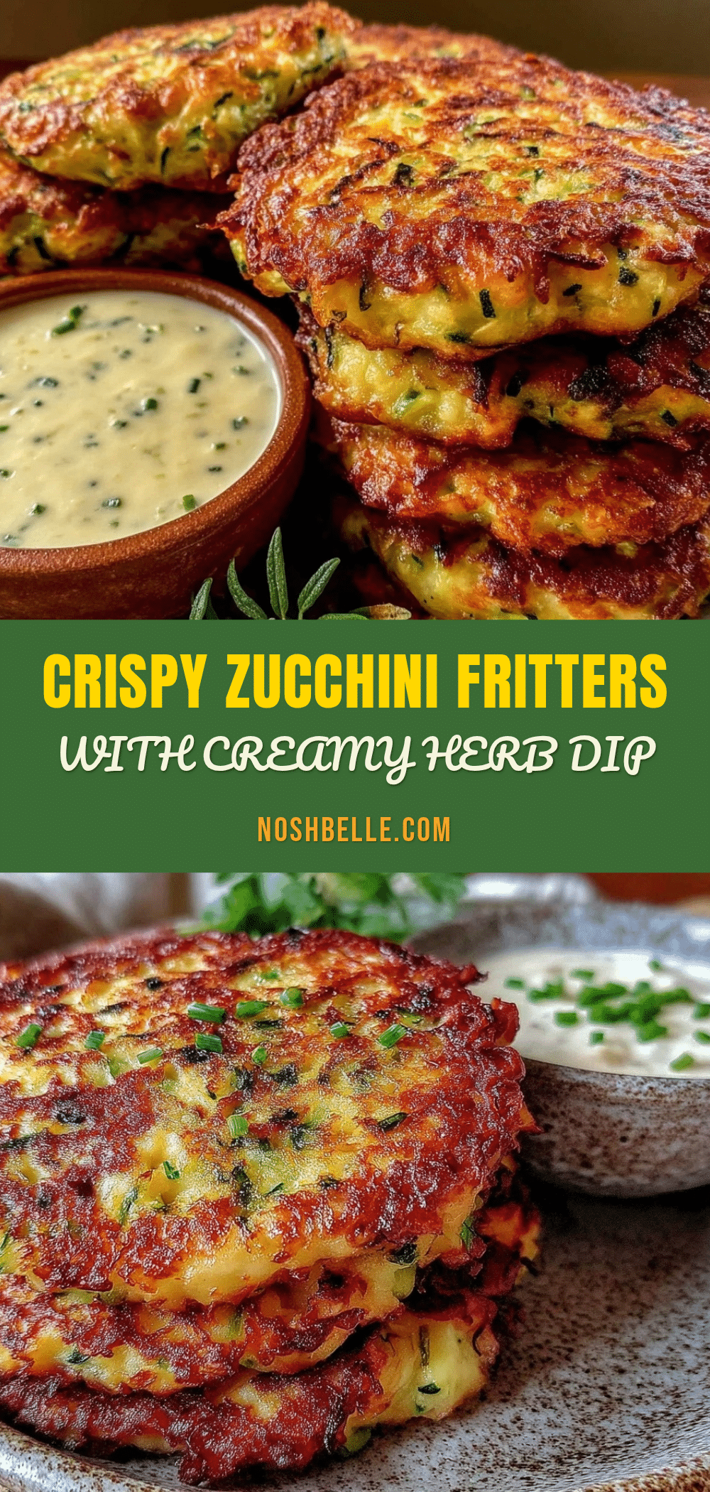 crispy zucchini fritters recipe