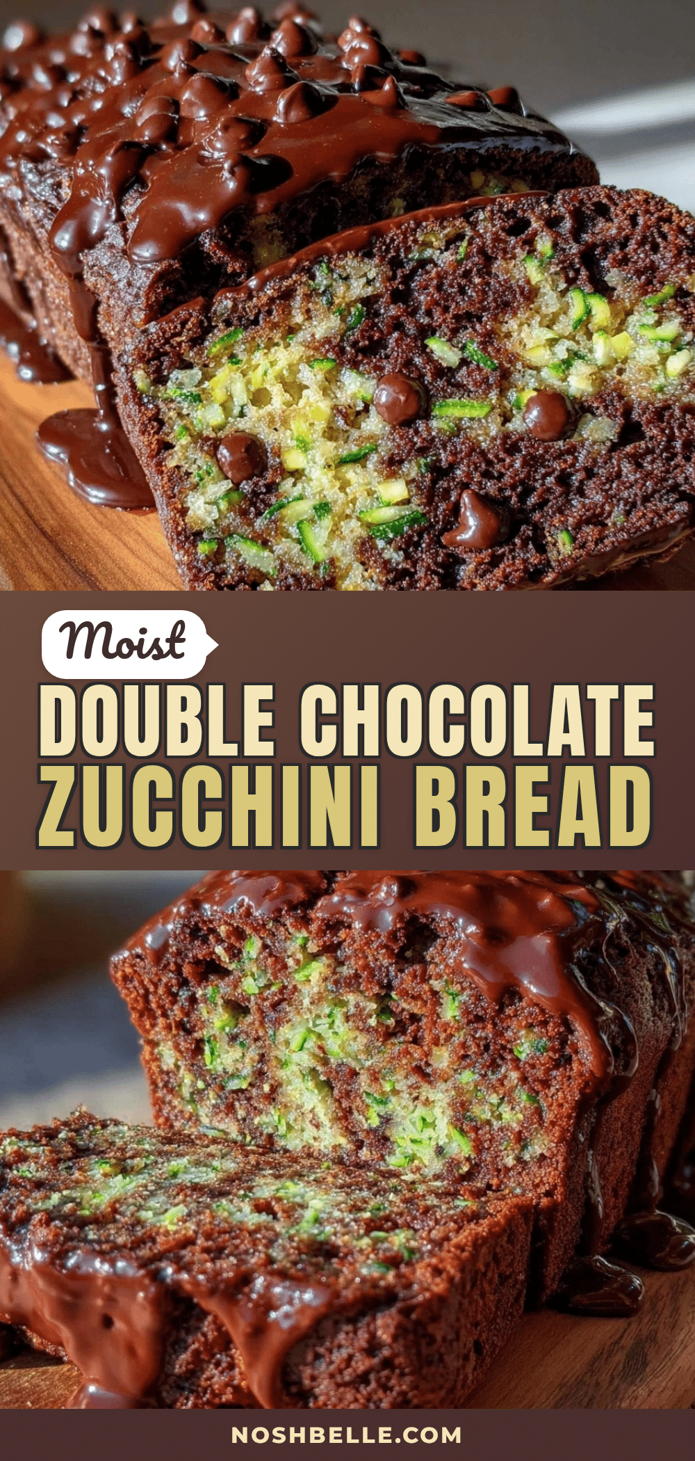 double chocolate chip zucchini bread recipe