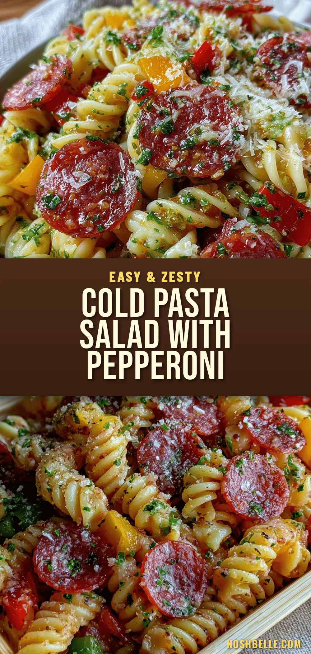 easy zesty cold pasta salad recipe