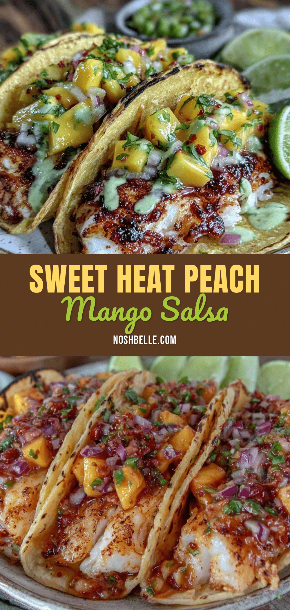 fresh sweet heat peach mango salsa recipe