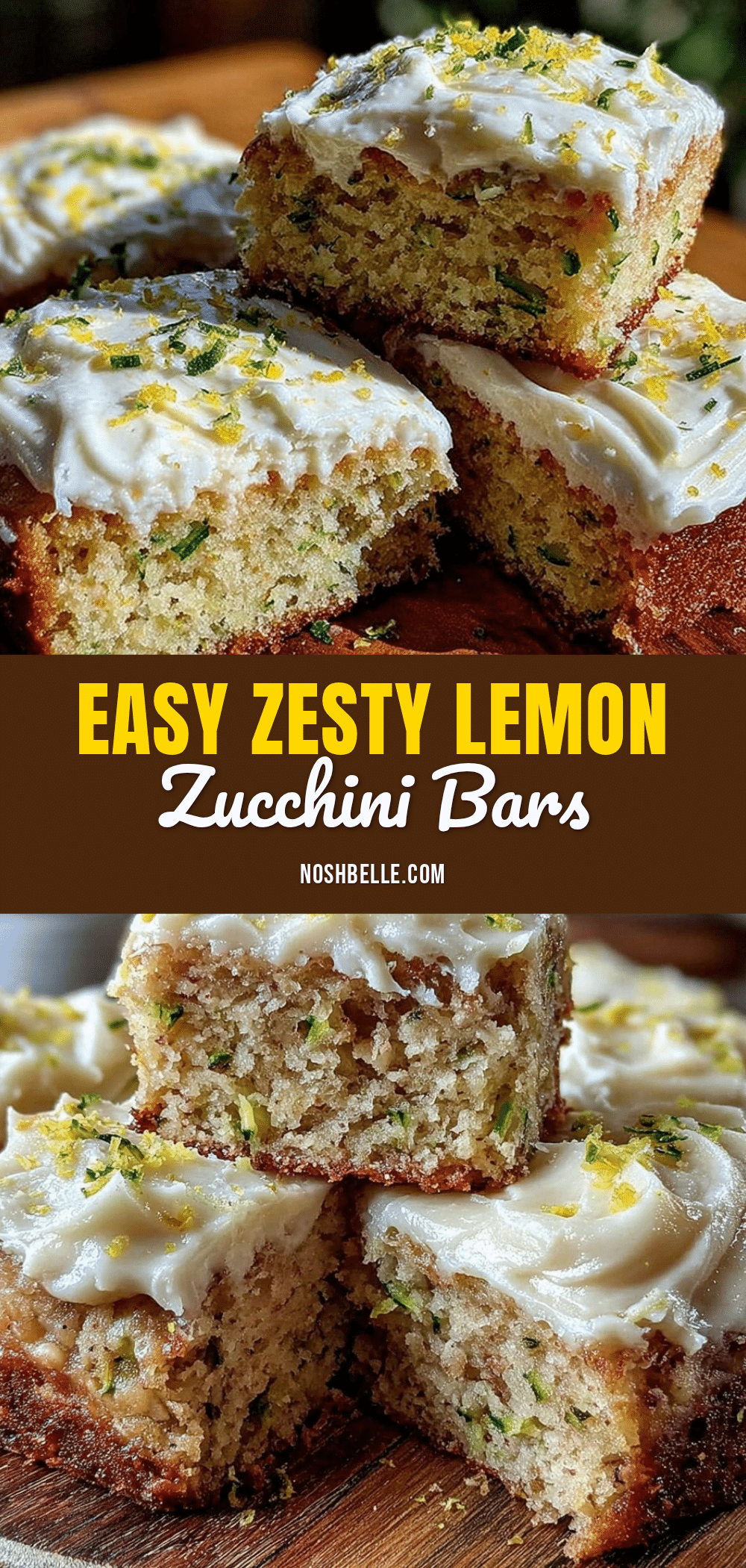 lemon zucchini bars recipe
