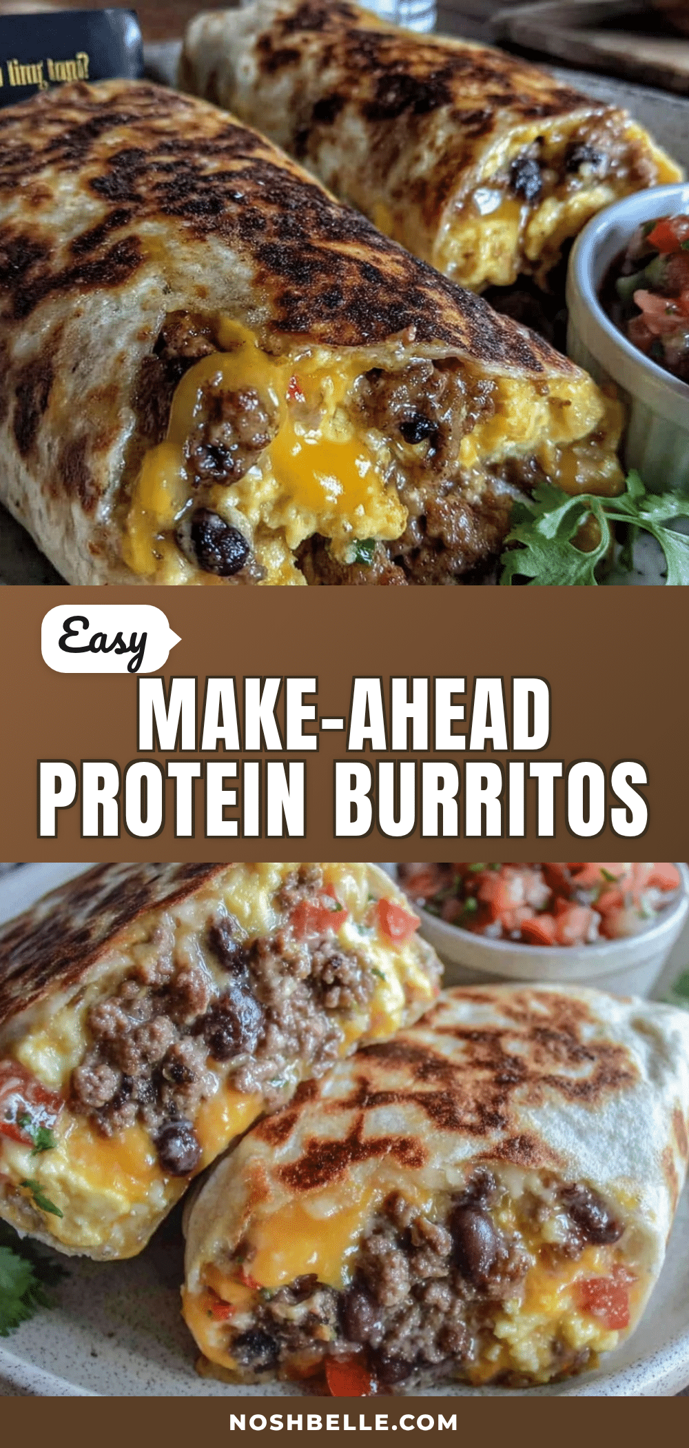 make-ahead protein breakfast burritos recipe
