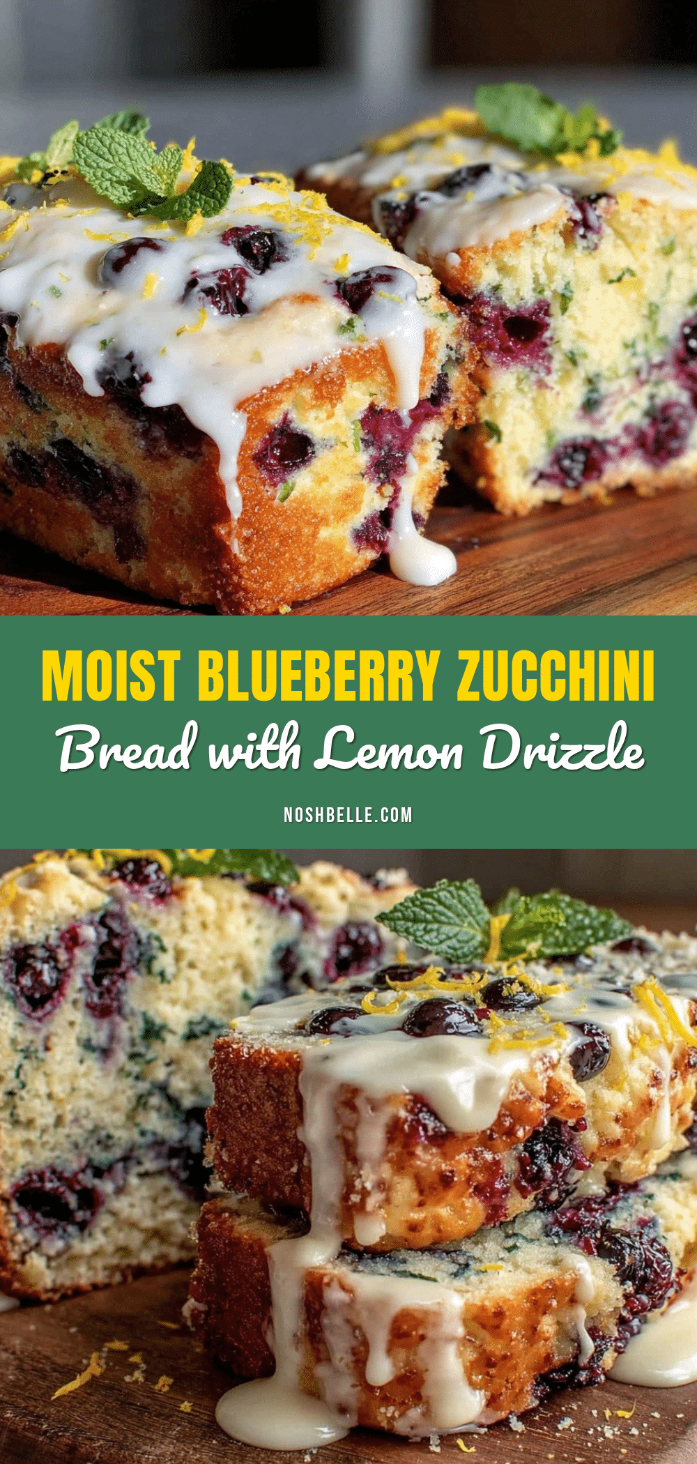 moist blueberry zucchini bread recipe