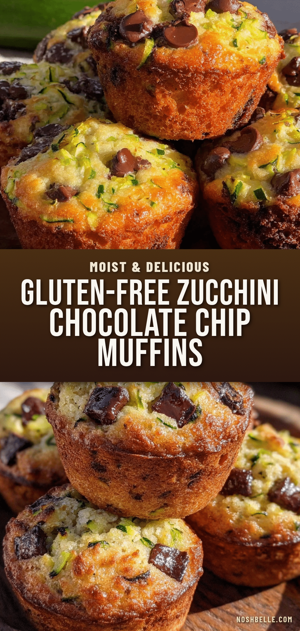 moist gluten-free zucchini chocolate chip muffins recipe