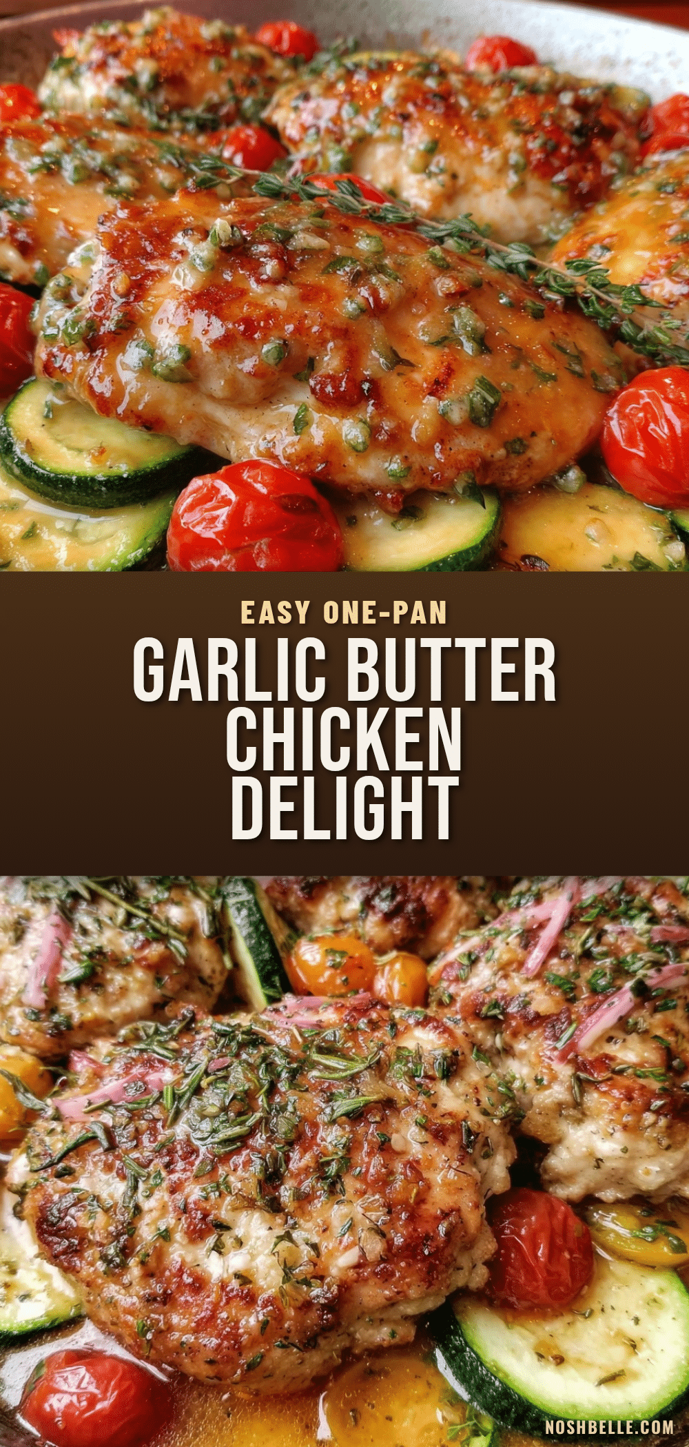 one-pan garlic butter chicken recipe