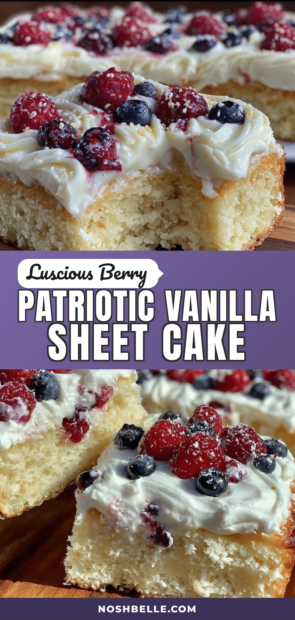 patriotic vanilla sheet cake recipe