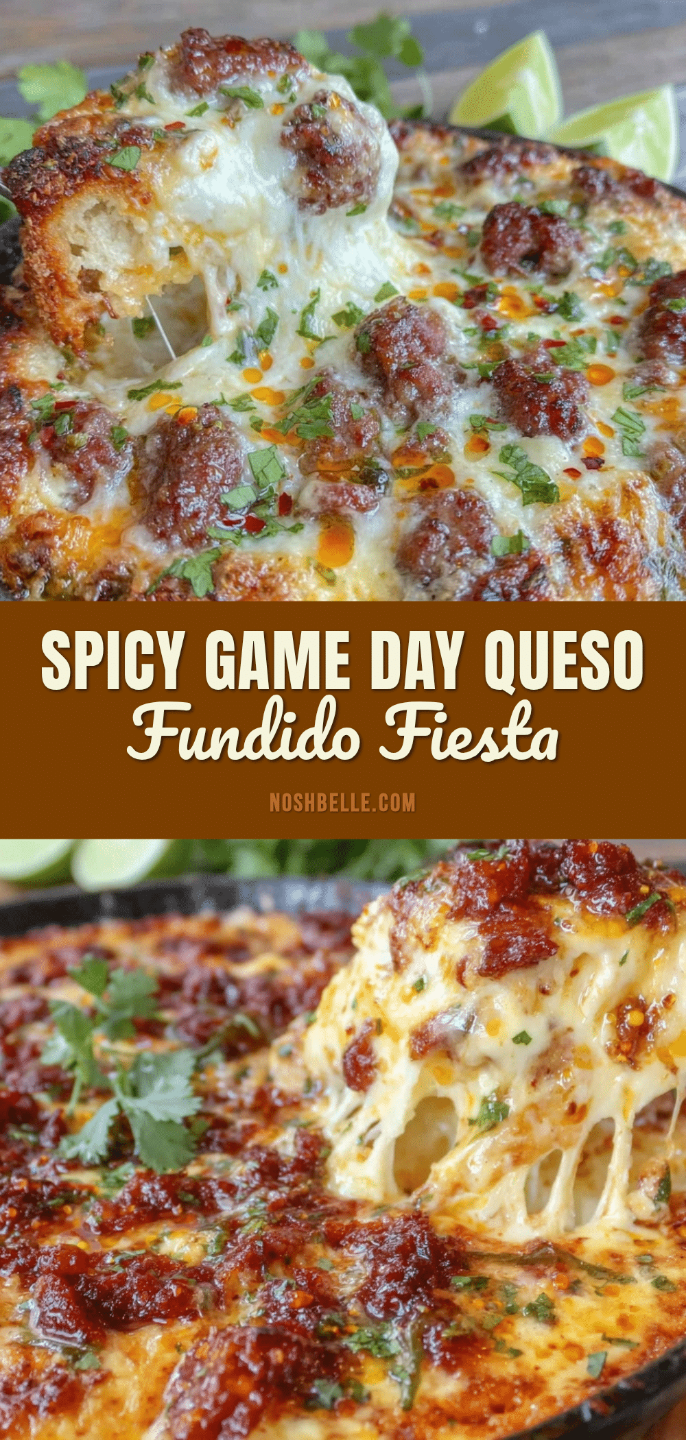 queso fundido with chorizo and roasted poblanos recipe