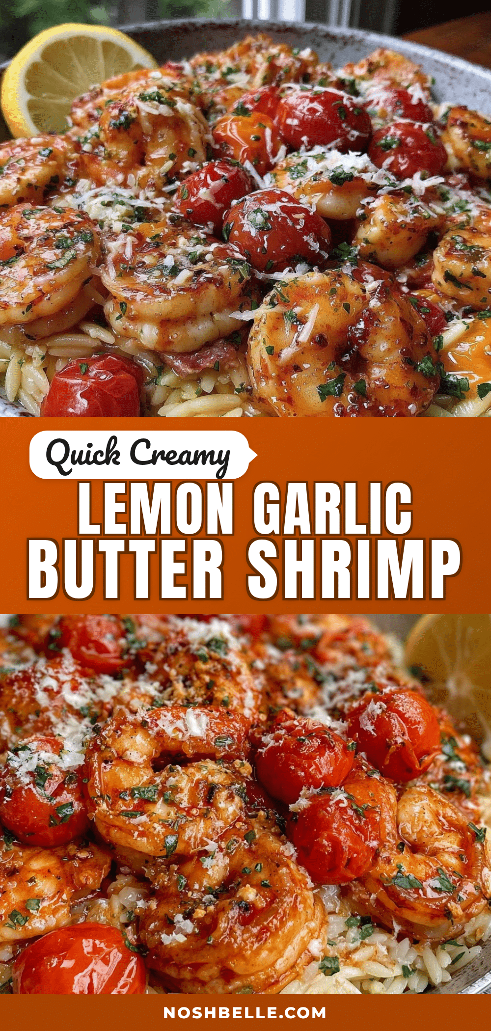Quick Creamy Lemon Garlic Butter Shrimp recipe