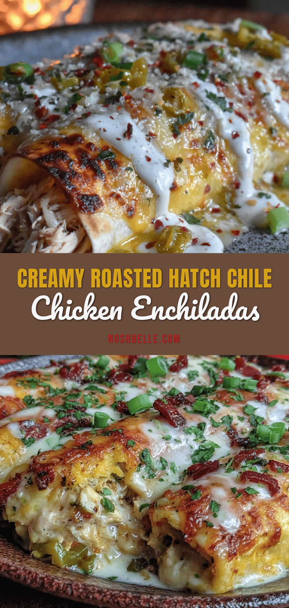 roasted hatch green chile chicken enchiladas recipe