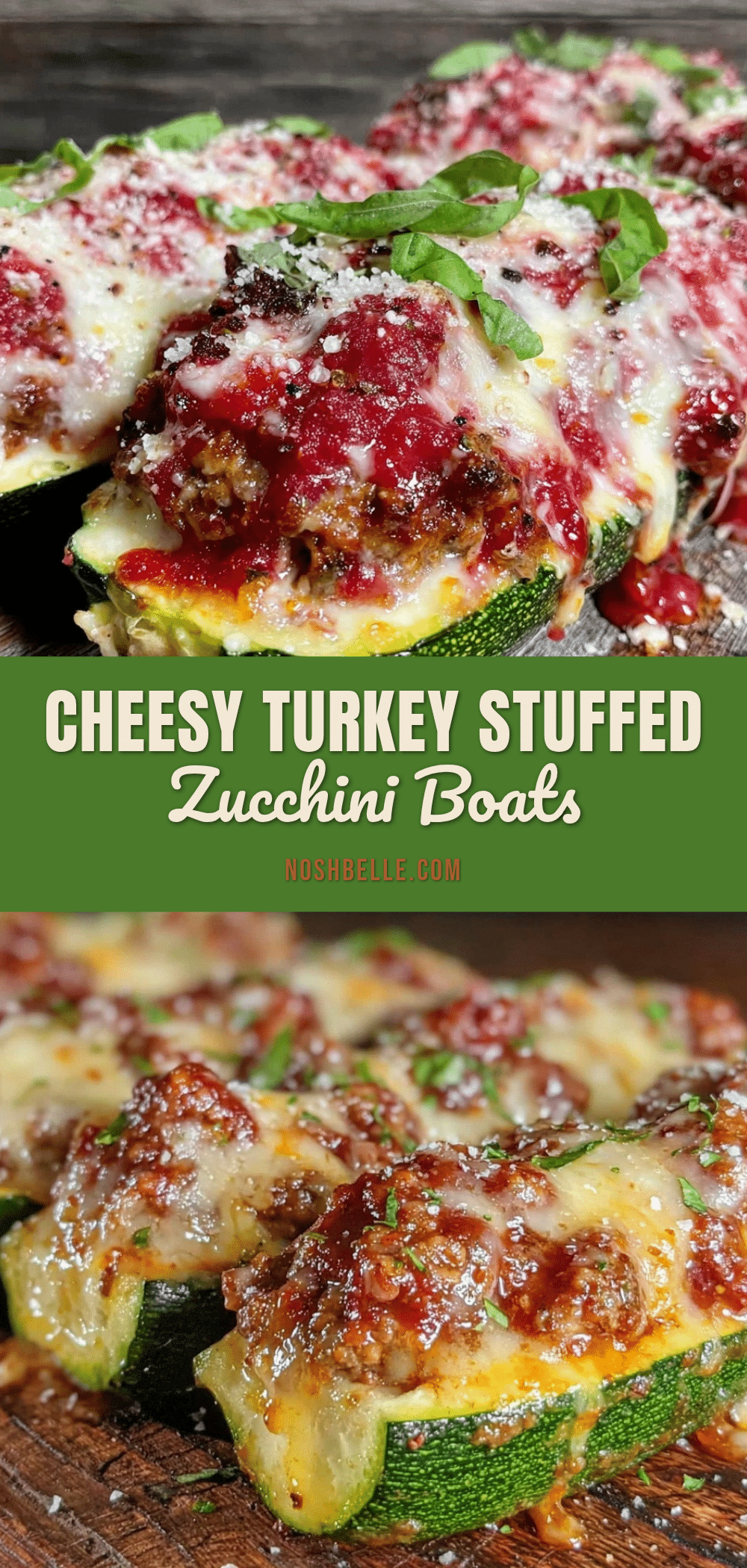 savory cheesy stuffed zucchini boats recipe