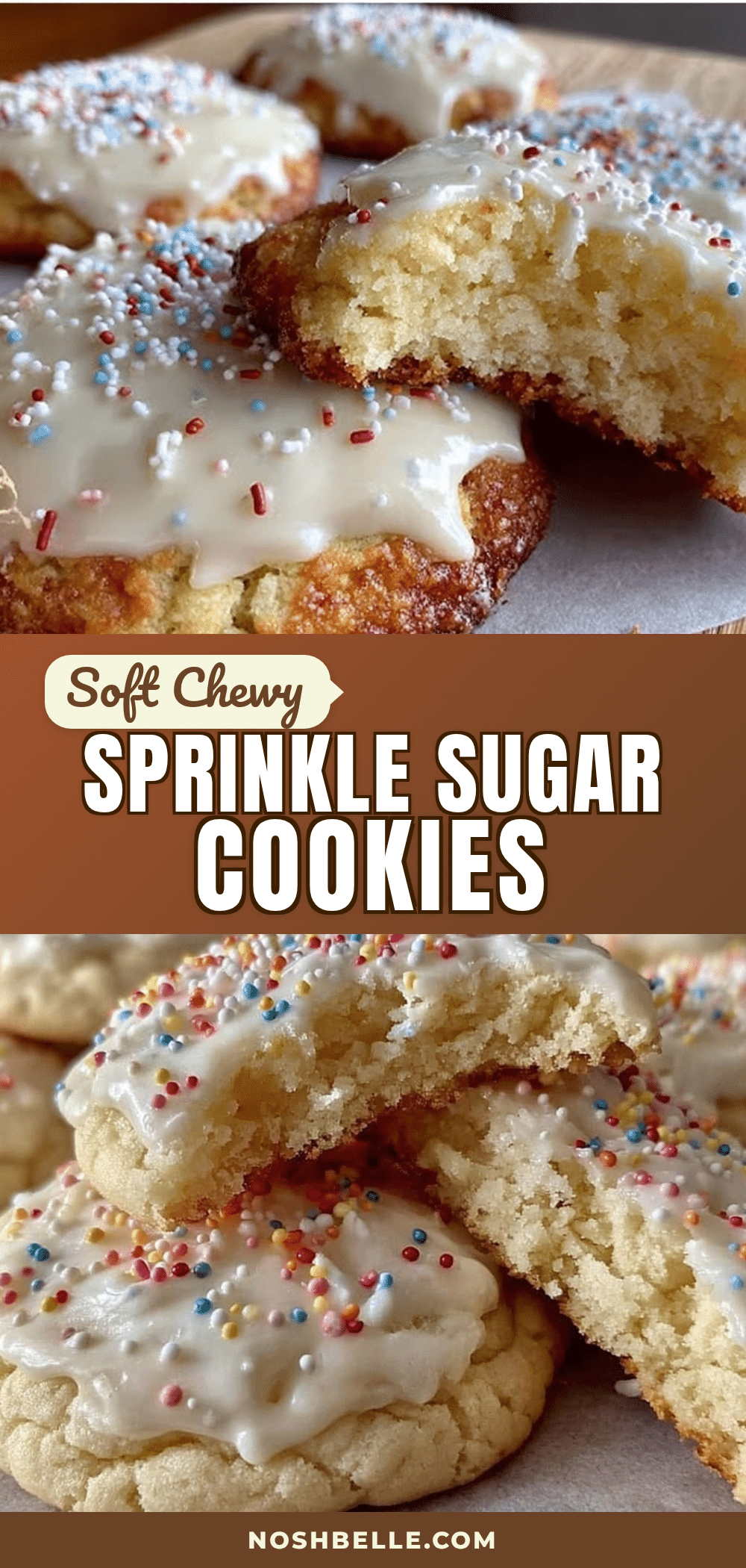 soft chewy sprinkle sugar cookies recipe