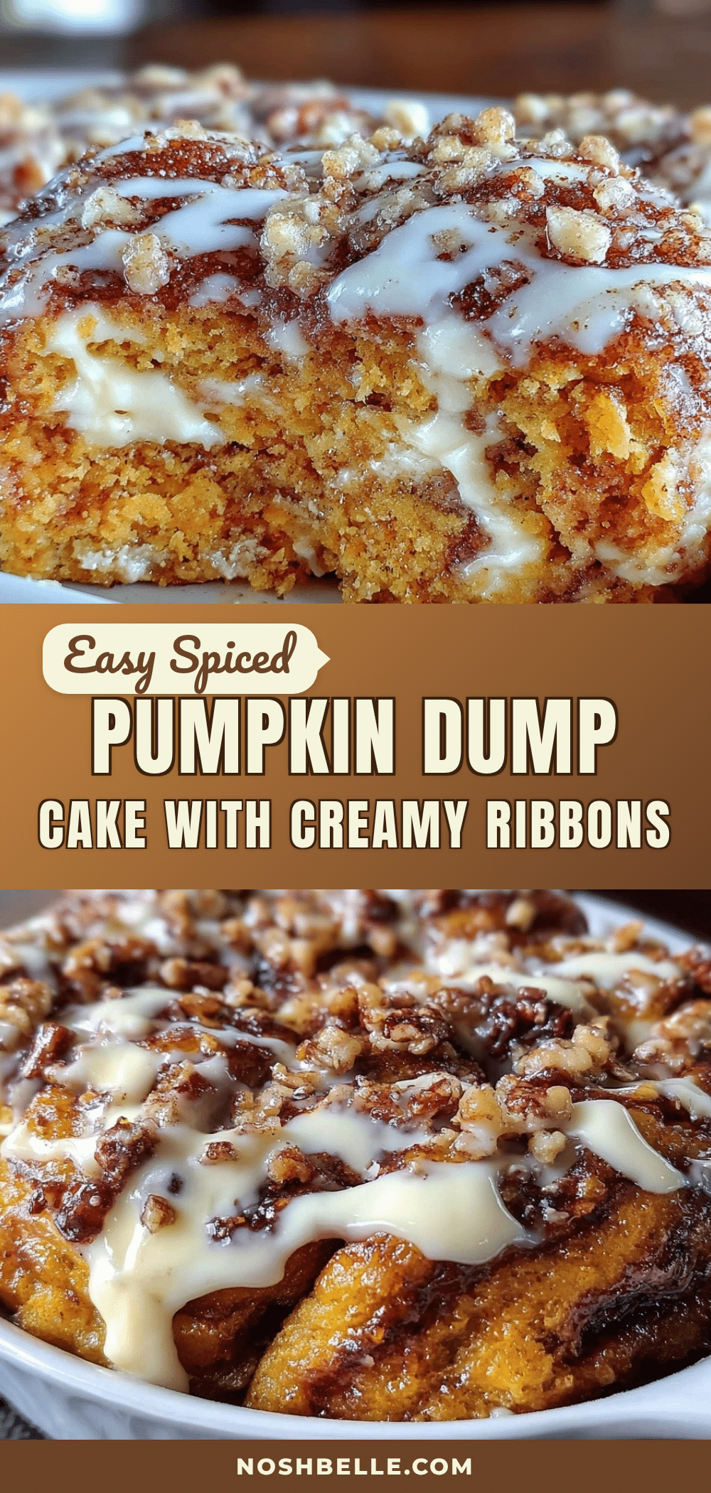 spiced pumpkin dump cake recipe