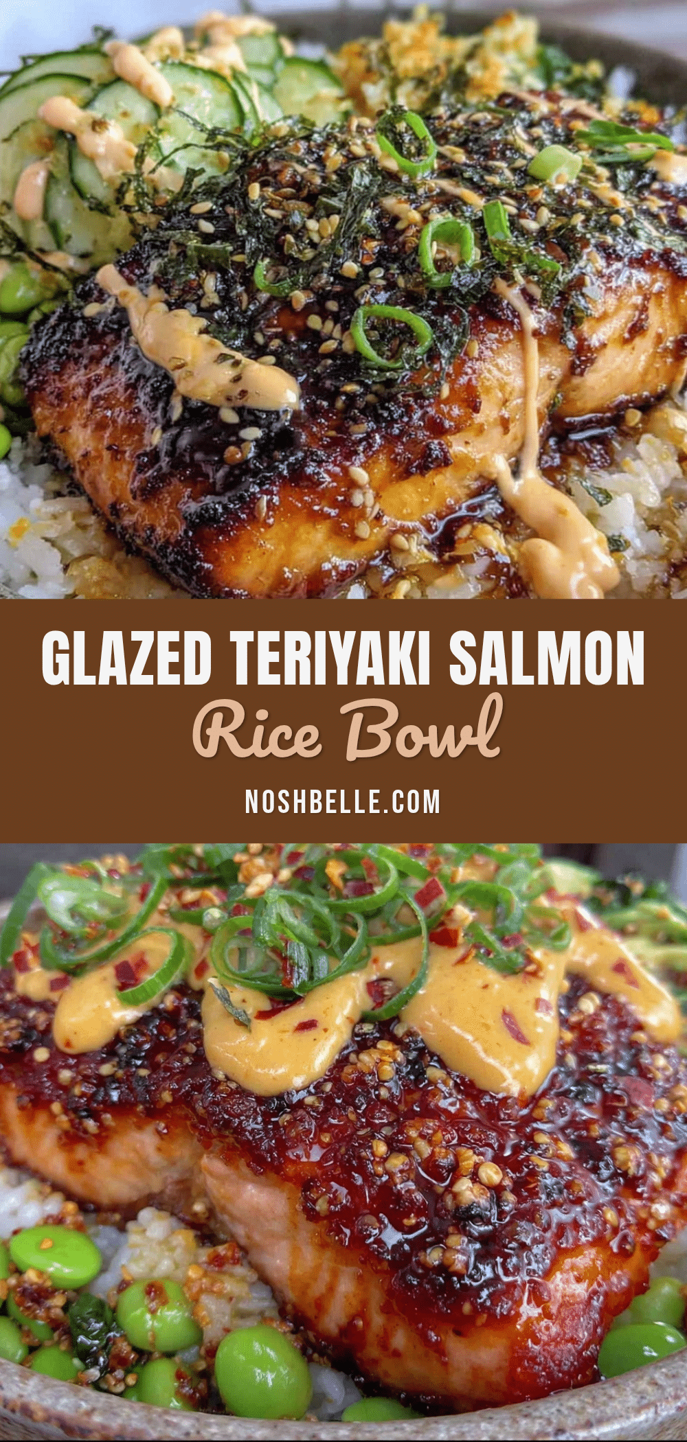 teriyaki glazed salmon rice bowl recipe