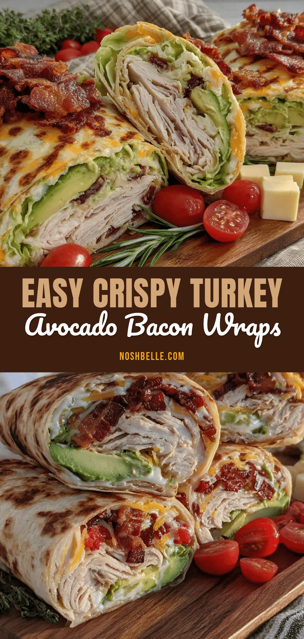 turkey avocado bacon wraps recipe