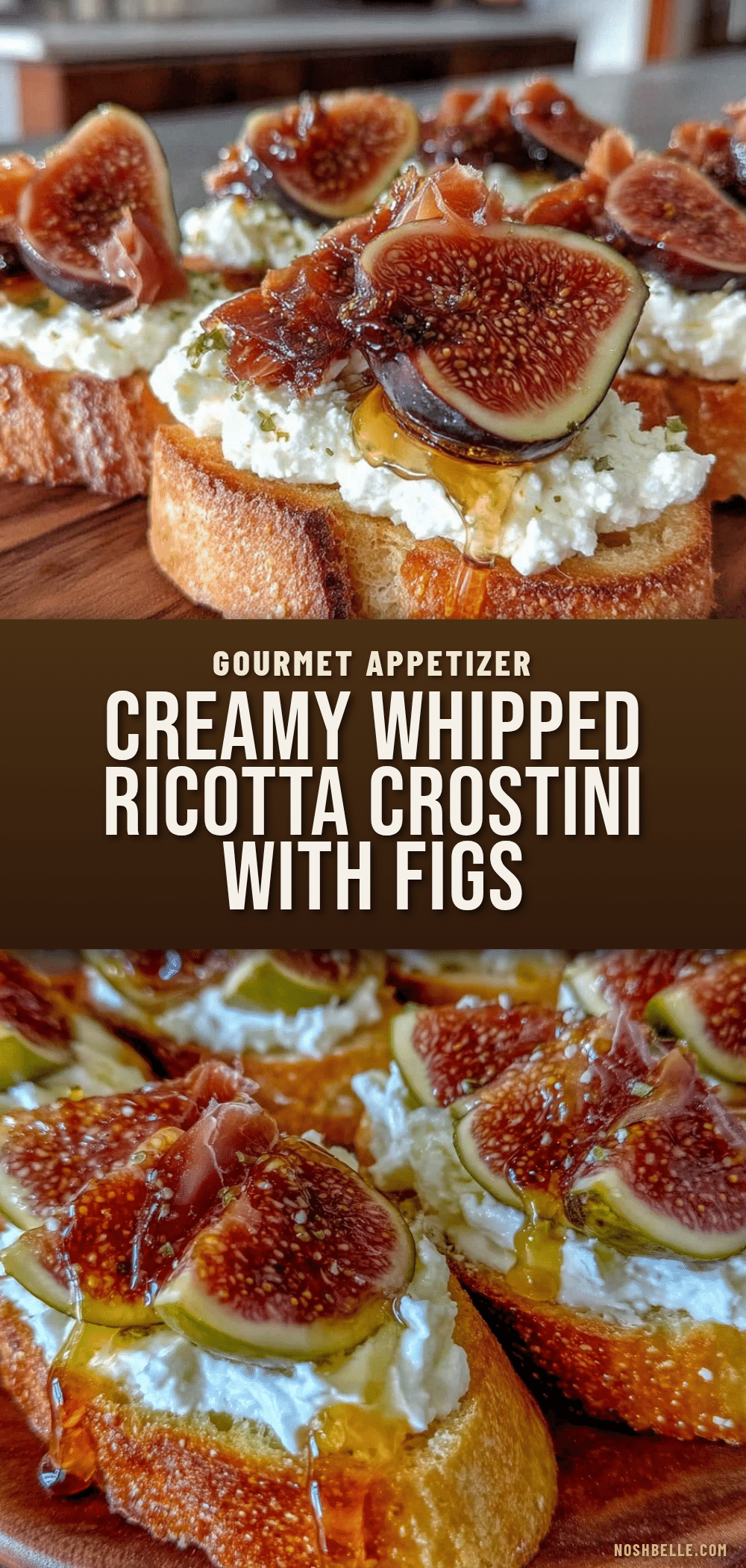whipped ricotta crostini recipe
