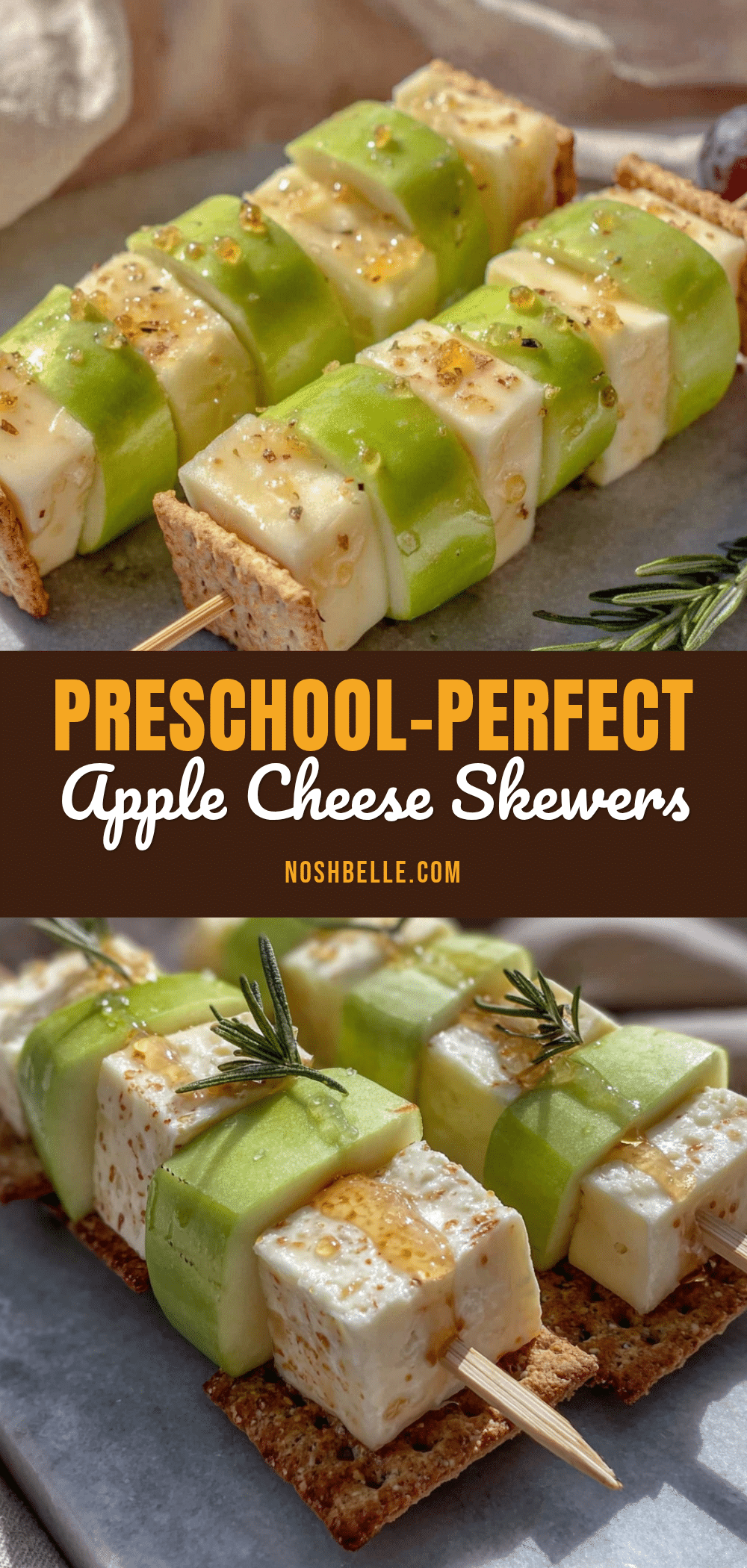 apple cheese skewers recipe