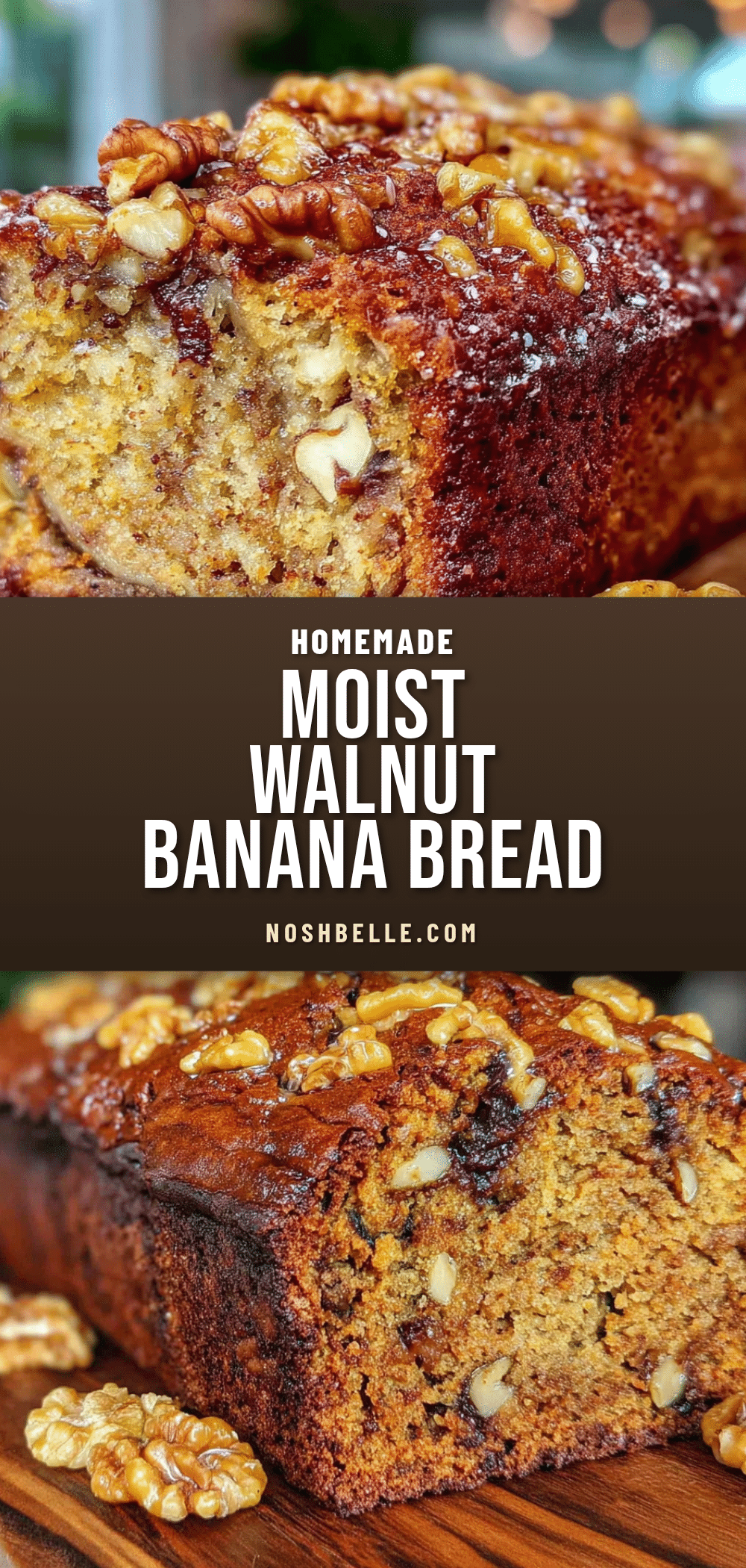 banana bread with walnuts recipe