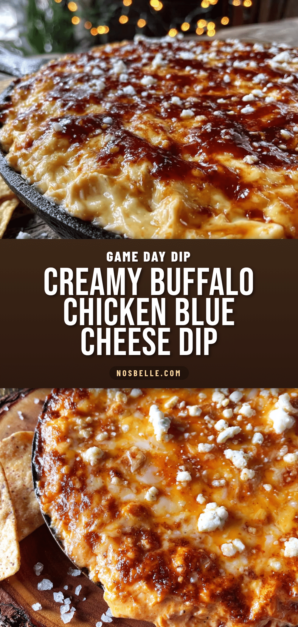 creamy buffalo chicken dip recipe