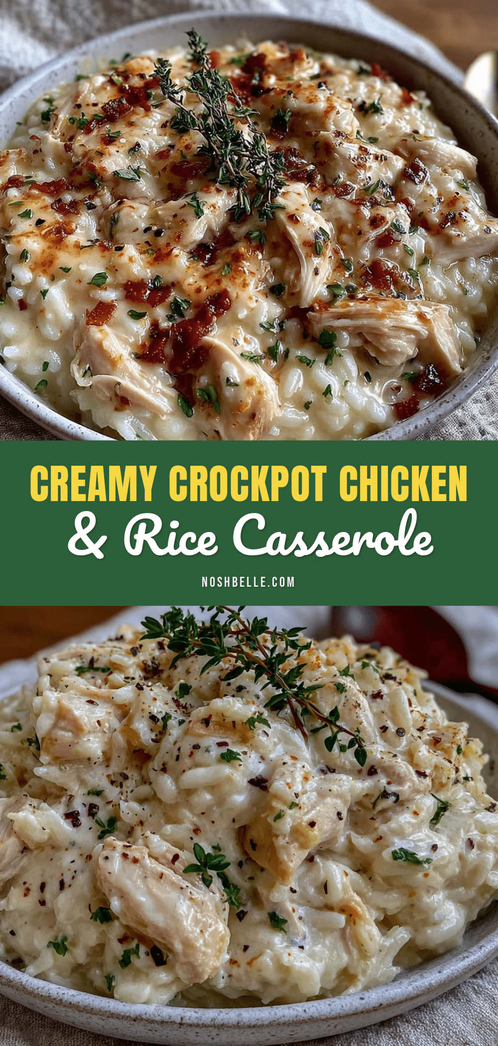 creamy crockpot chicken and rice recipe