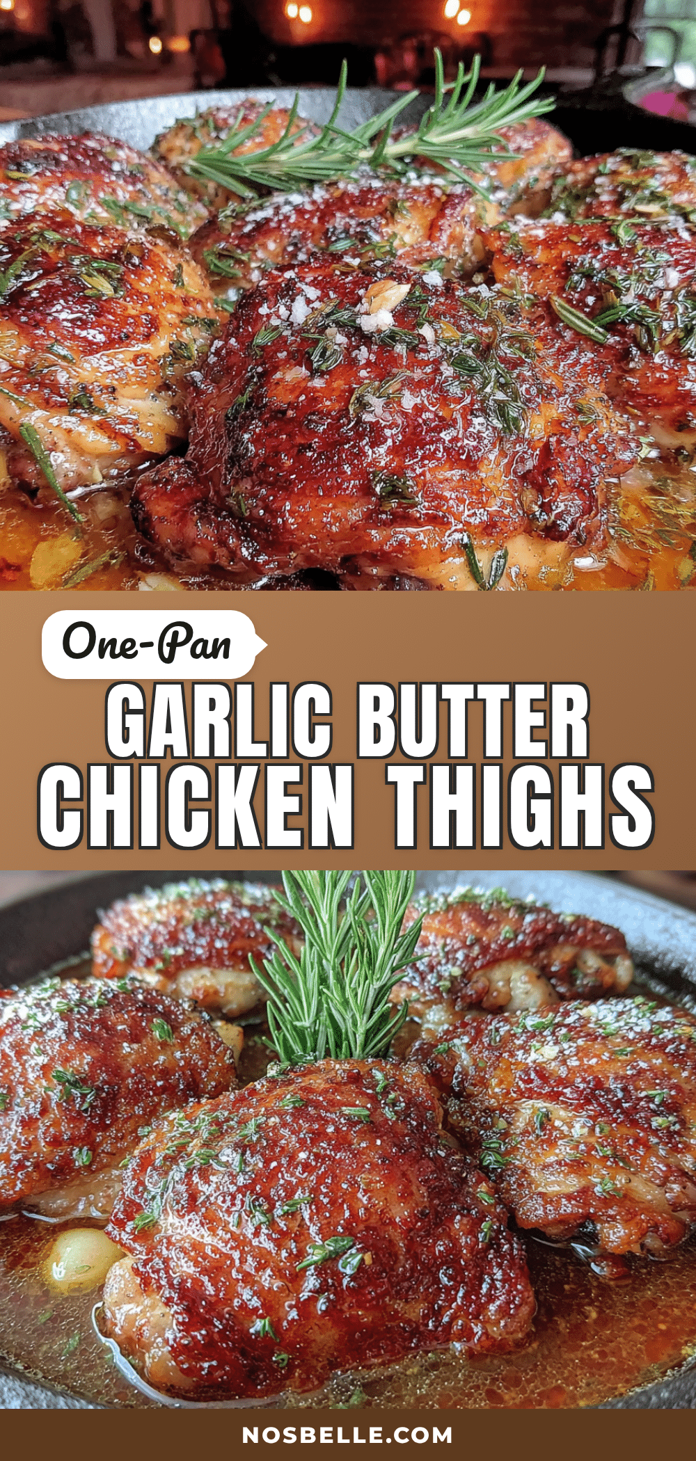 crispy garlic butter chicken thighs recipe