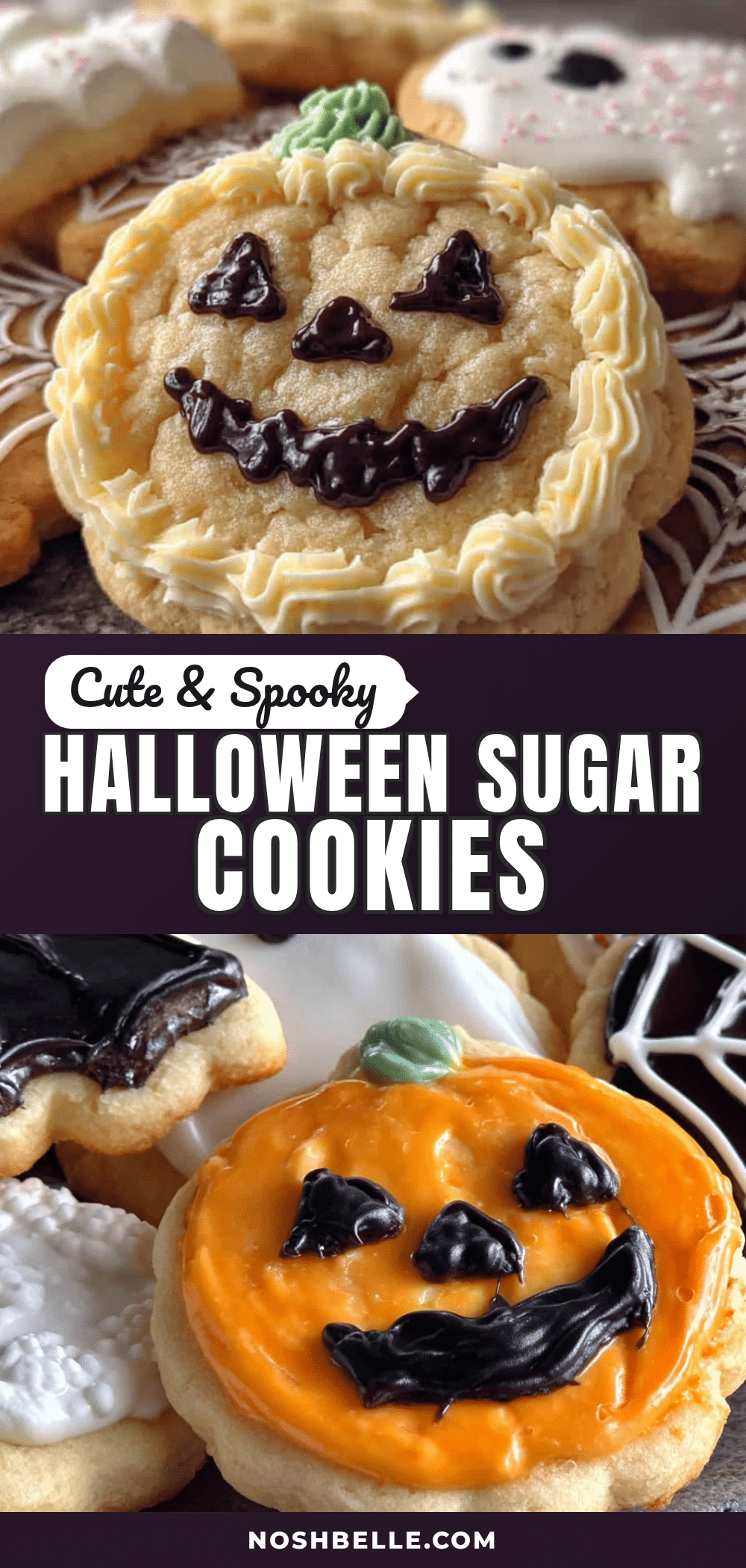 decorated halloween sugar cookies recipe