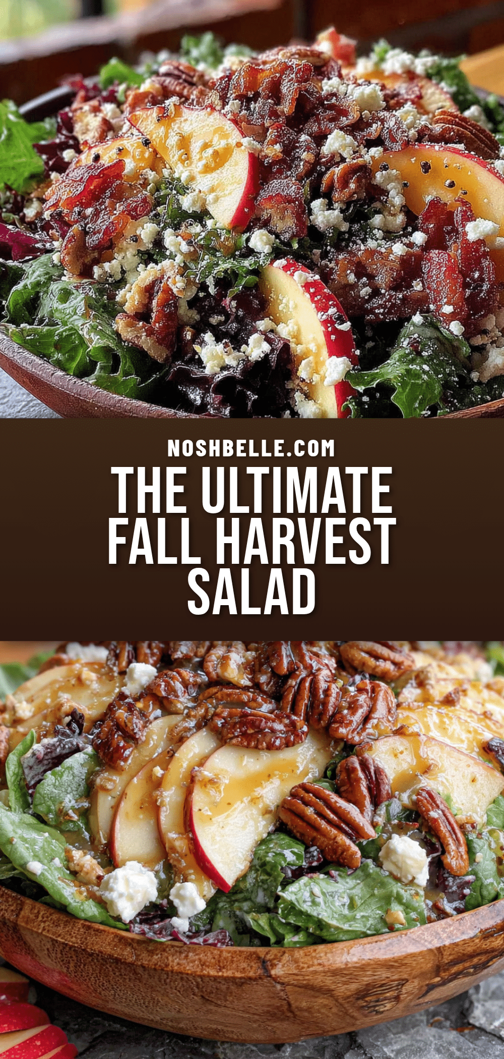 fall harvest salad with apples and pecans recipe