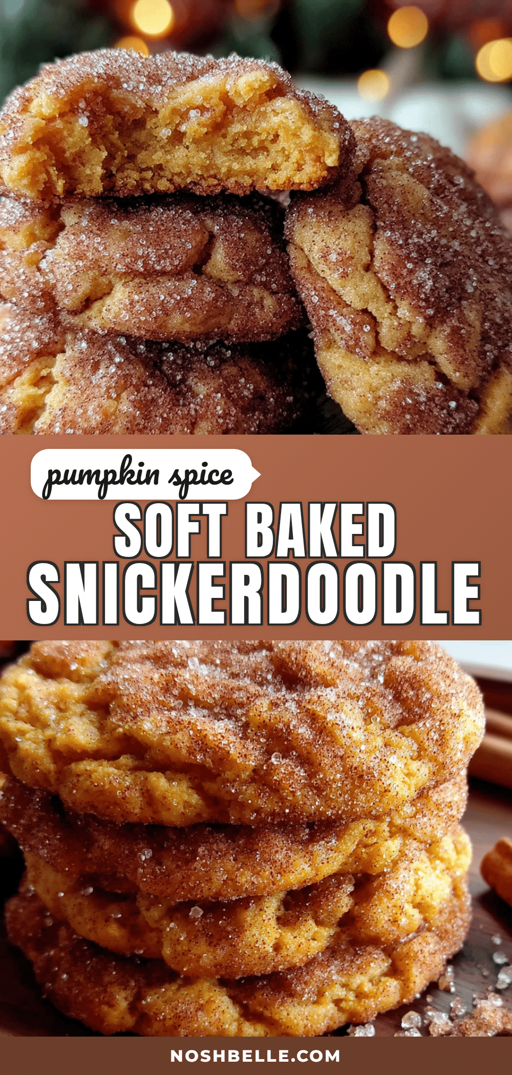 pumpkin snickerdoodle cookies recipe
