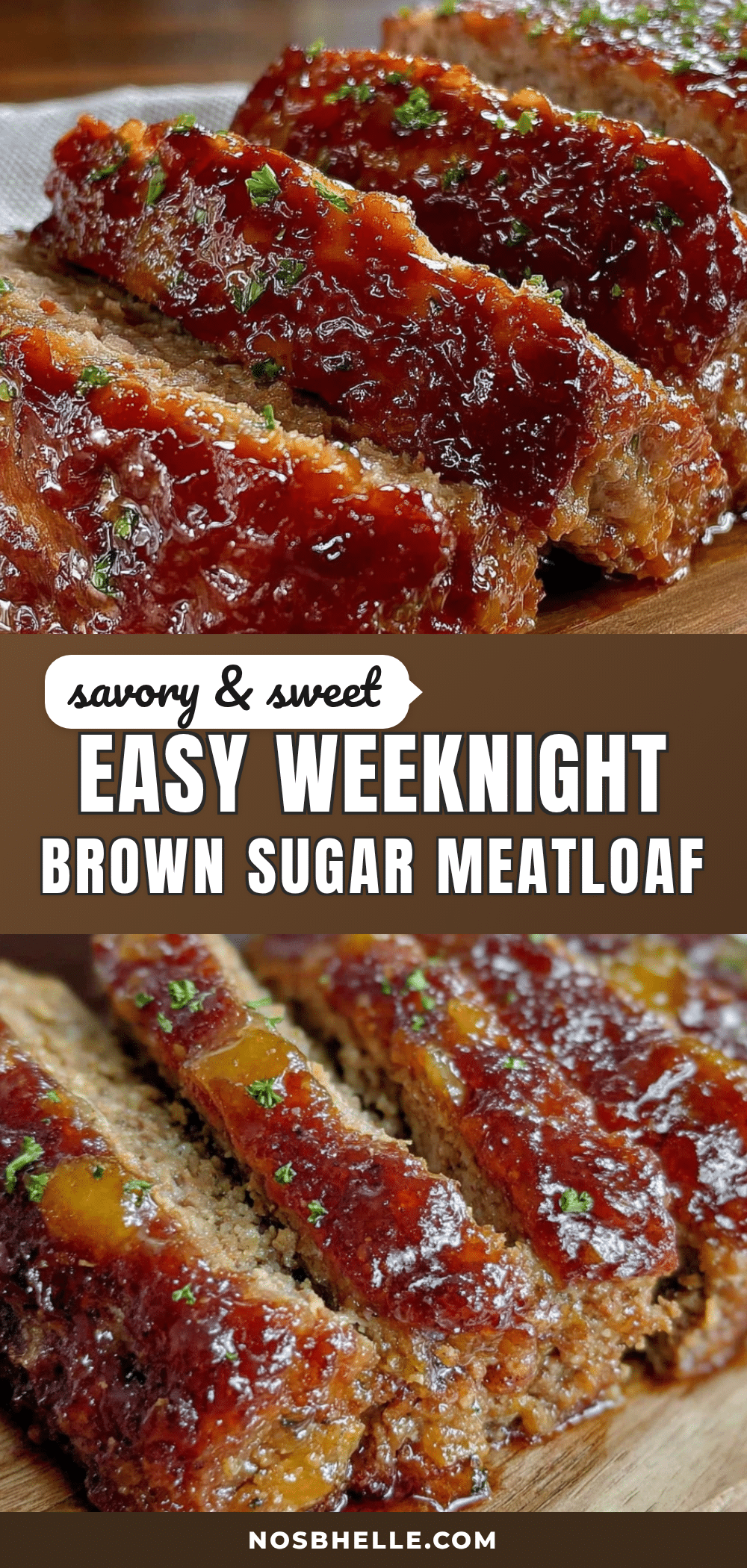 30-minute easy weeknight meatloaf with brown sugar glaze recipe