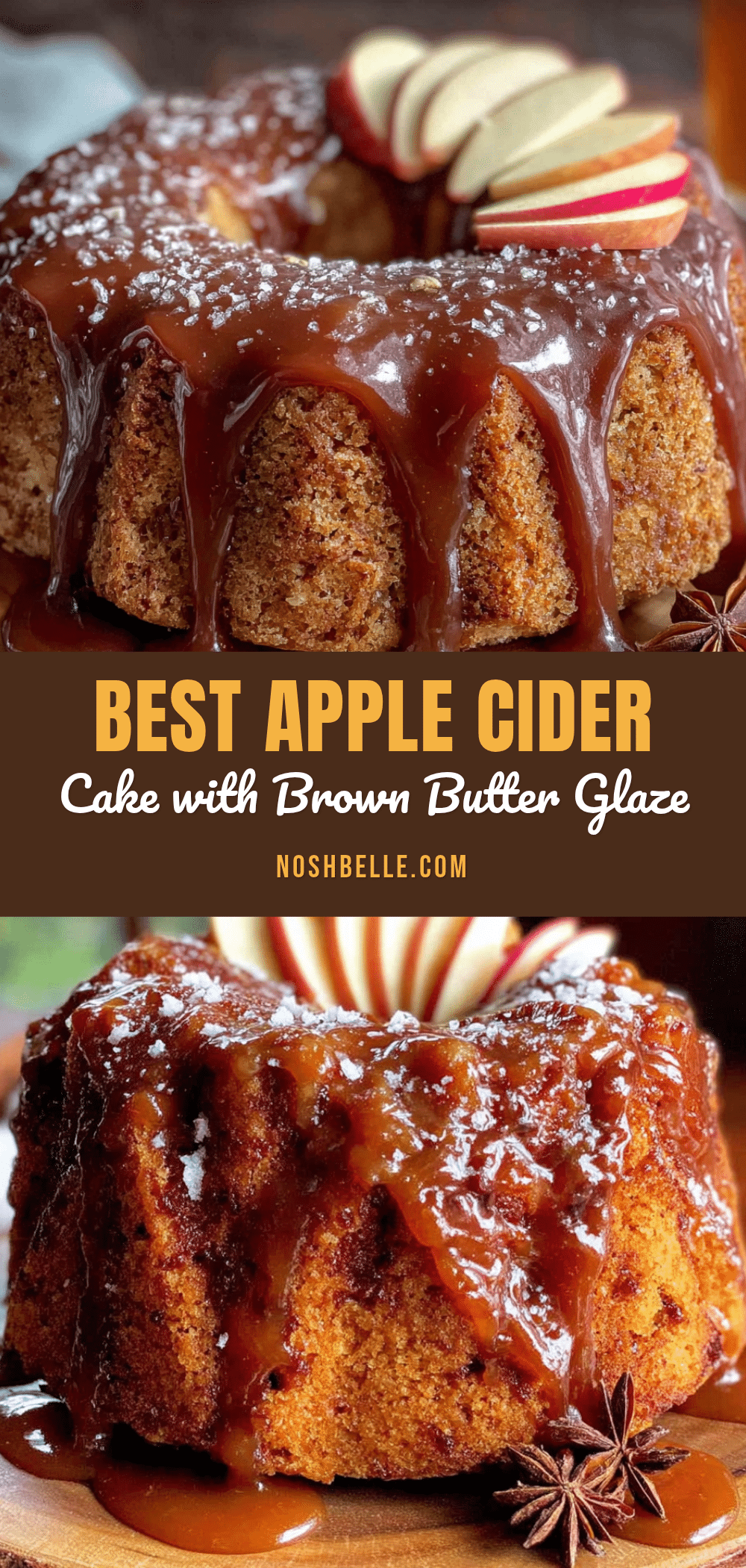 apple cider cake with brown butter glaze recipe