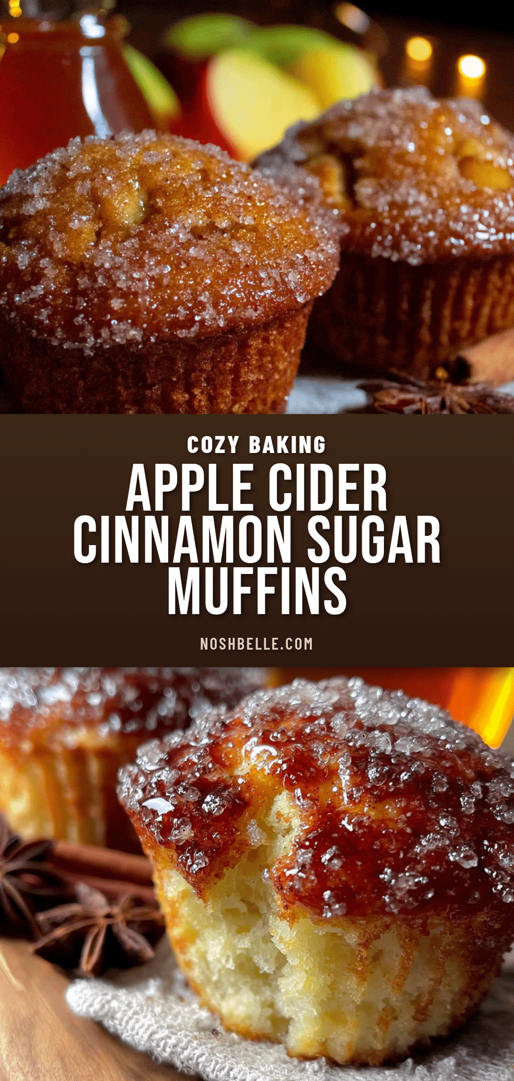 apple cider donut muffins recipe