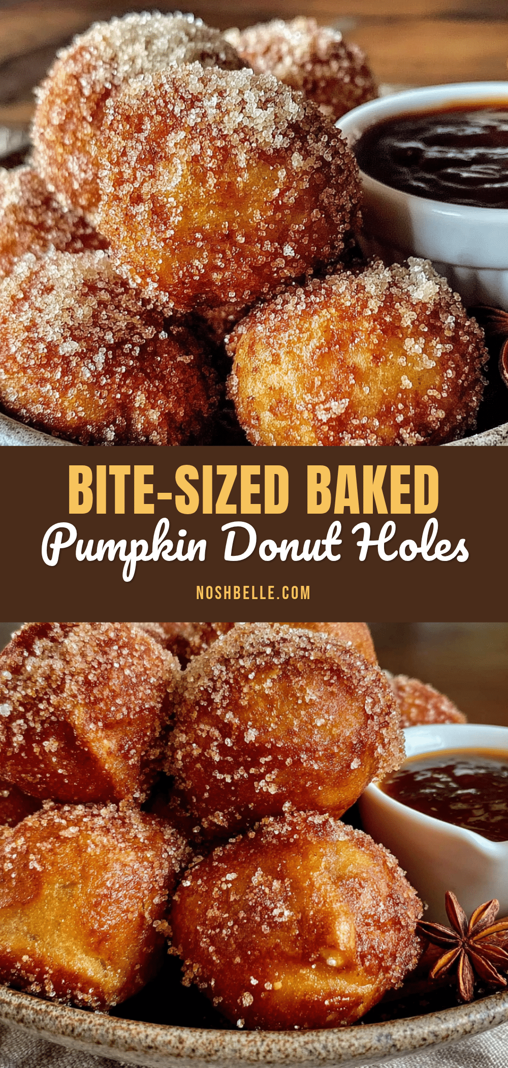 baked pumpkin donut holes recipe