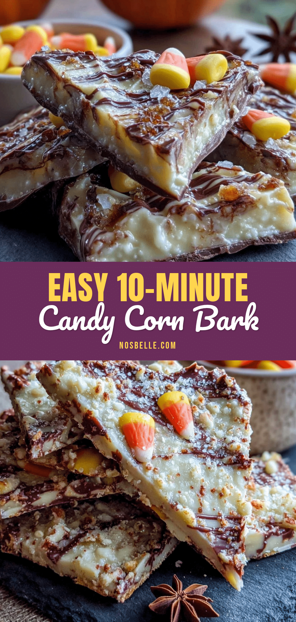 candy corn bark recipe
