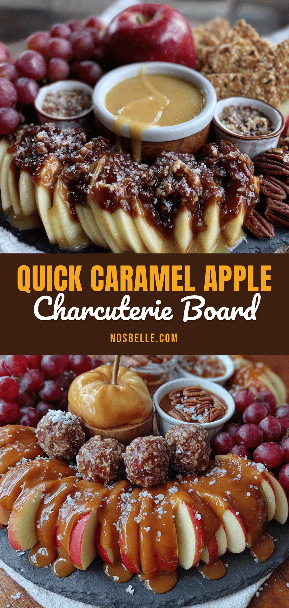caramel apple charcuterie board for two recipe