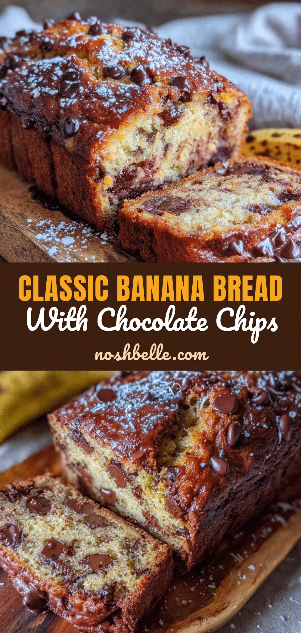 classic banana bread with chocolate chips recipe