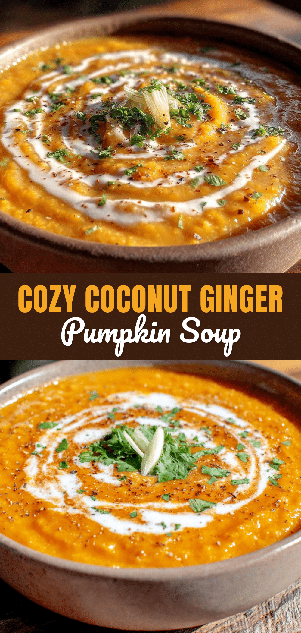 coconut ginger pumpkin soup recipe