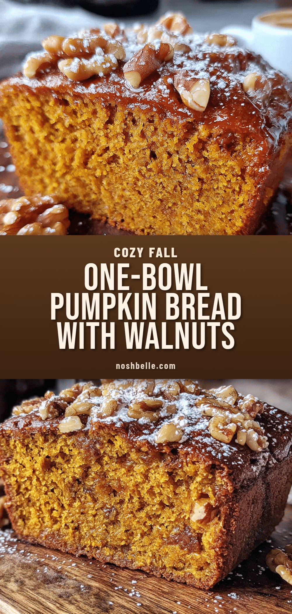 cozy one-bowl pumpkin bread with walnuts recipe
