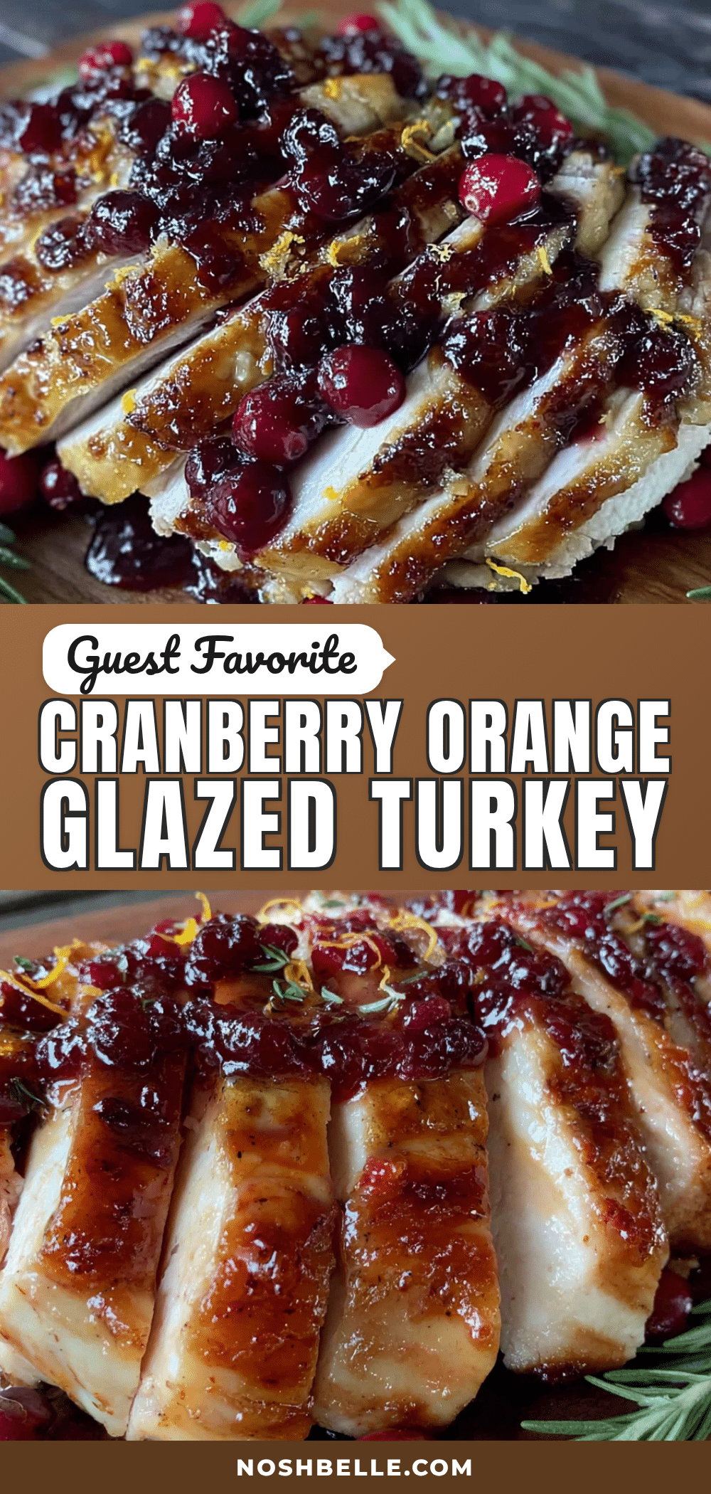 cranberry orange glazed turkey breast recipe