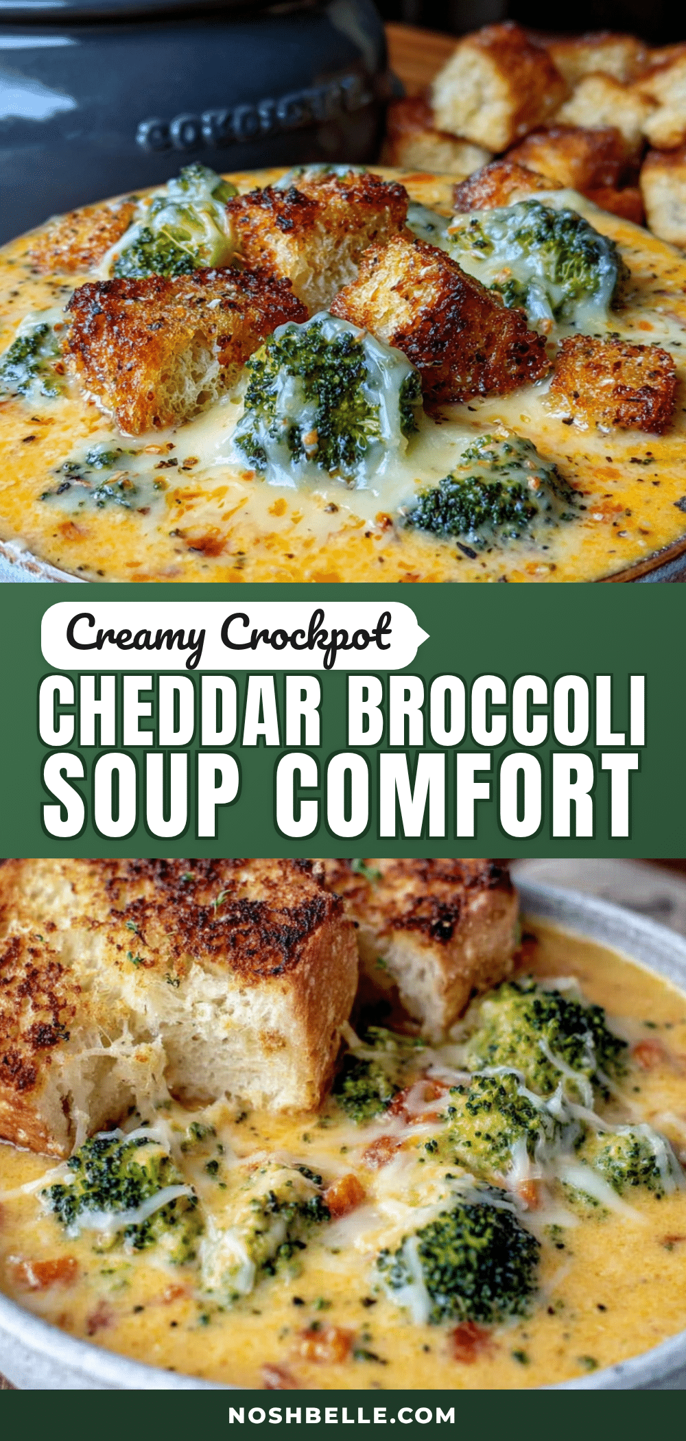 creamy crockpot cheddar broccoli soup recipe