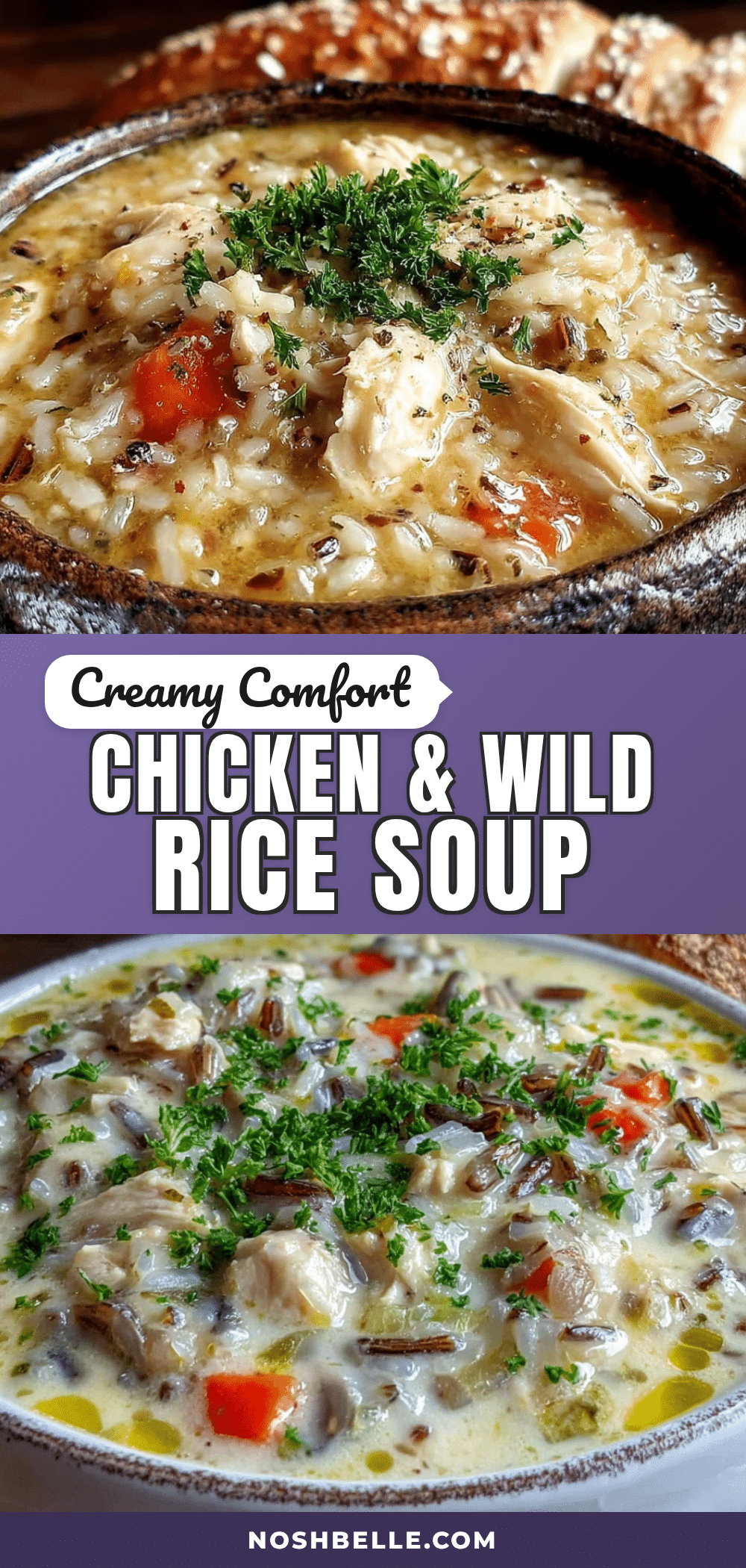 creamy crockpot chicken and wild rice soup recipe