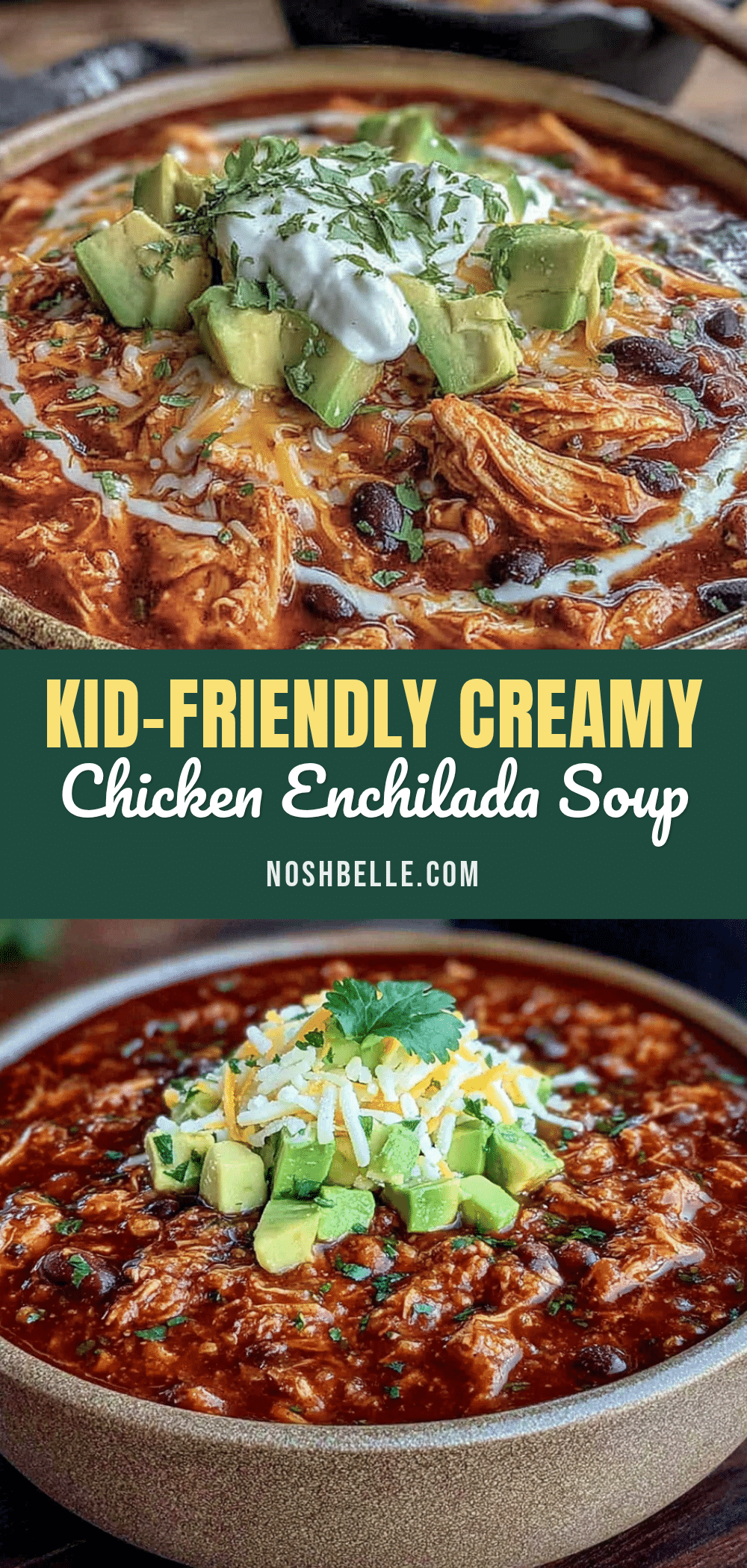 creamy crockpot chicken enchilada soup recipe