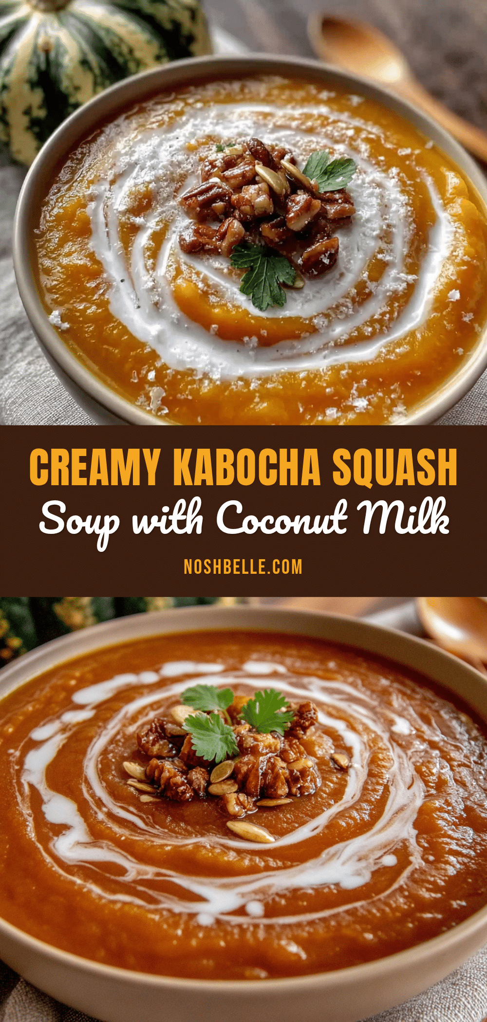 creamy kabocha squash soup with coconut milk recipe